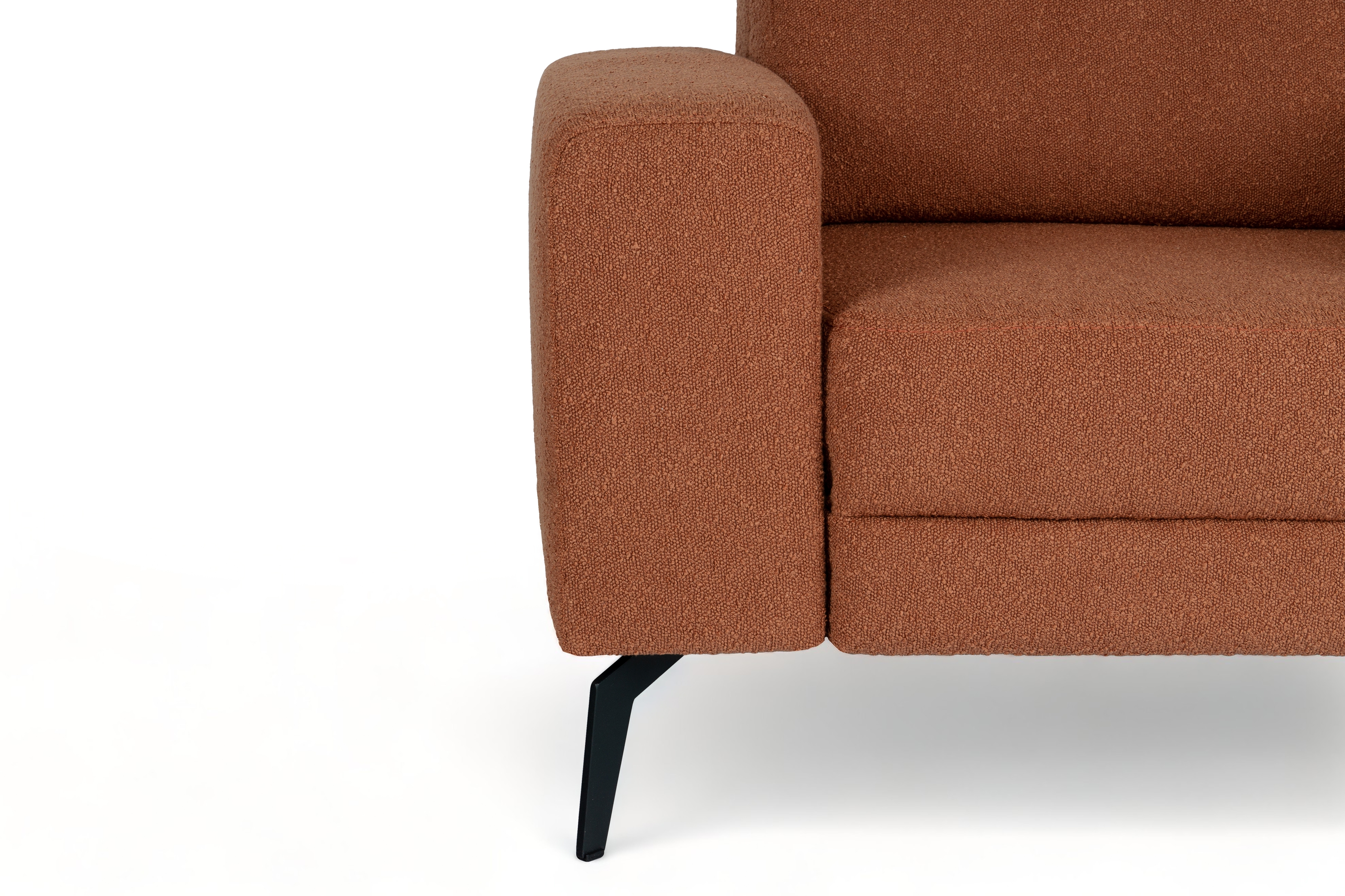 Kreslo odpočinkové Elentio - ruda boucle Baloo 2078 - Limitovaná ponuka Kreslo odpočinkové Elentio - ruda boucle Baloo 2078