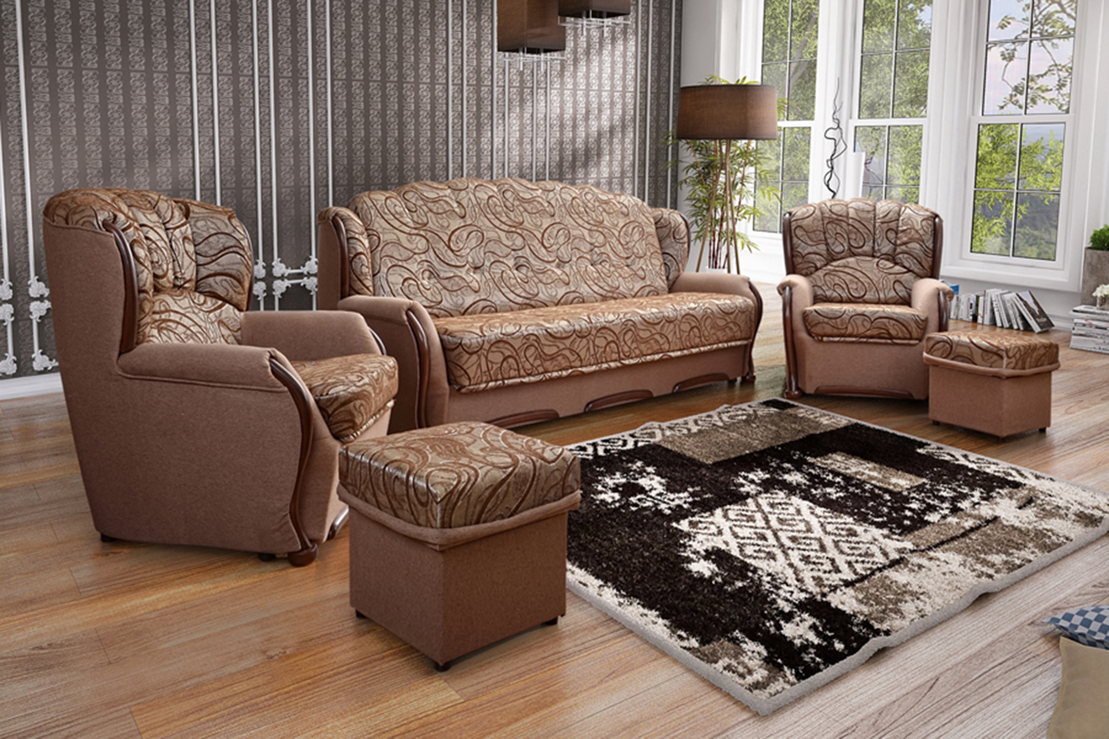 Kreslo Fryderyk s úložným priestorom Kreslo odpočinkové Fryderyk