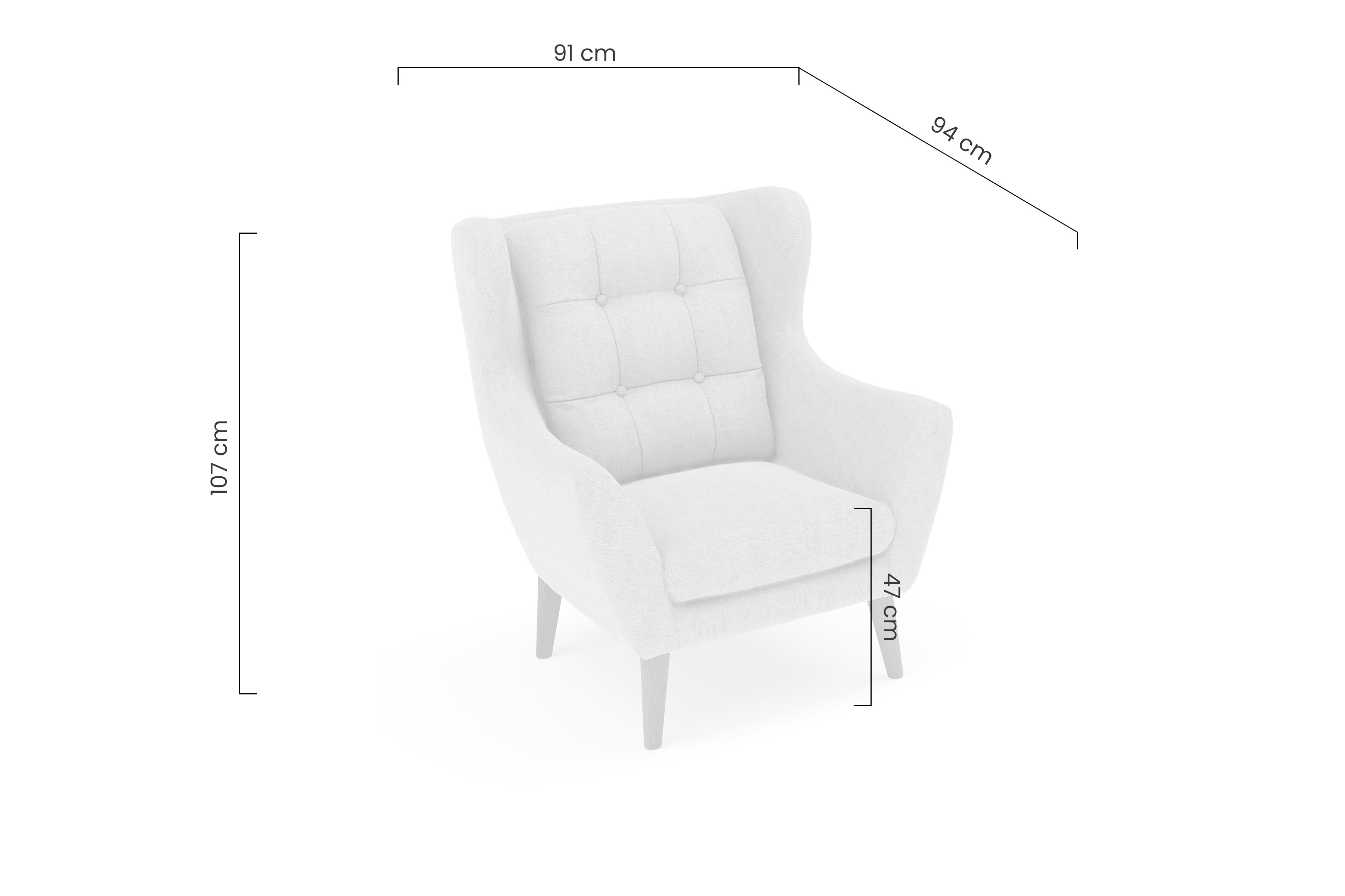 Křeslo Henry Křeslo čalouněná Henry