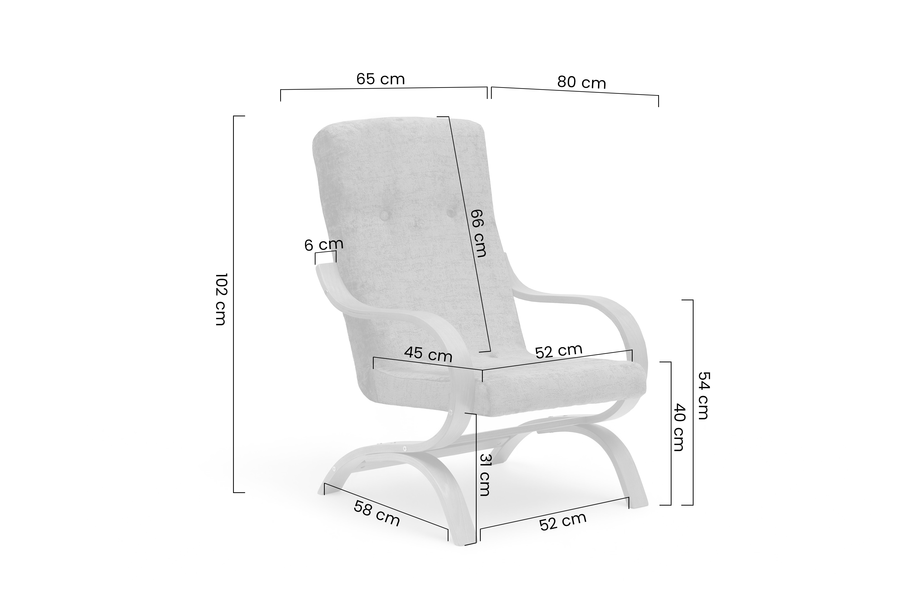 Kreslo Inka II Kreslo odpočinkové Inka II