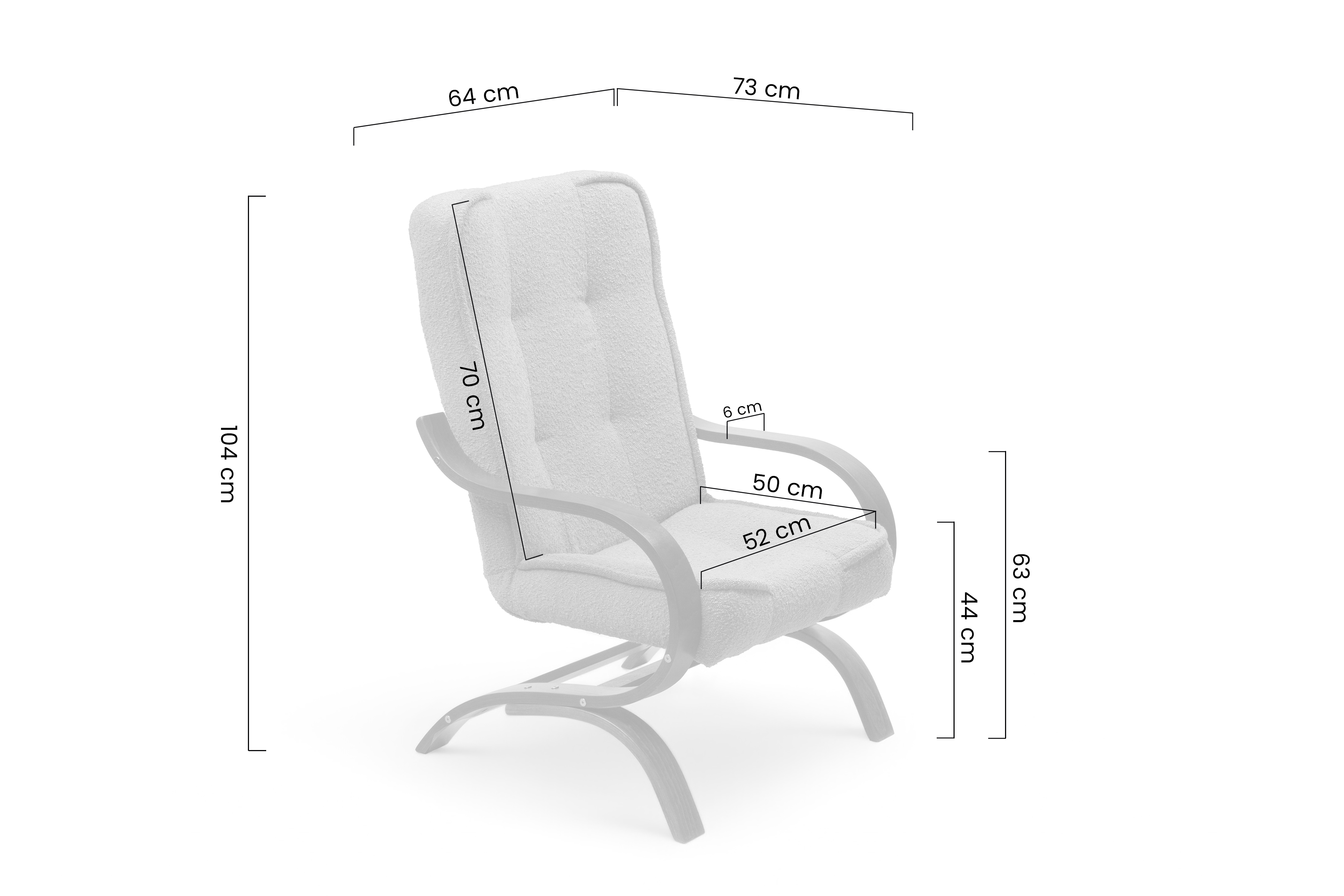 Kreslo Inka III Kreslo odpočinkové Inka III