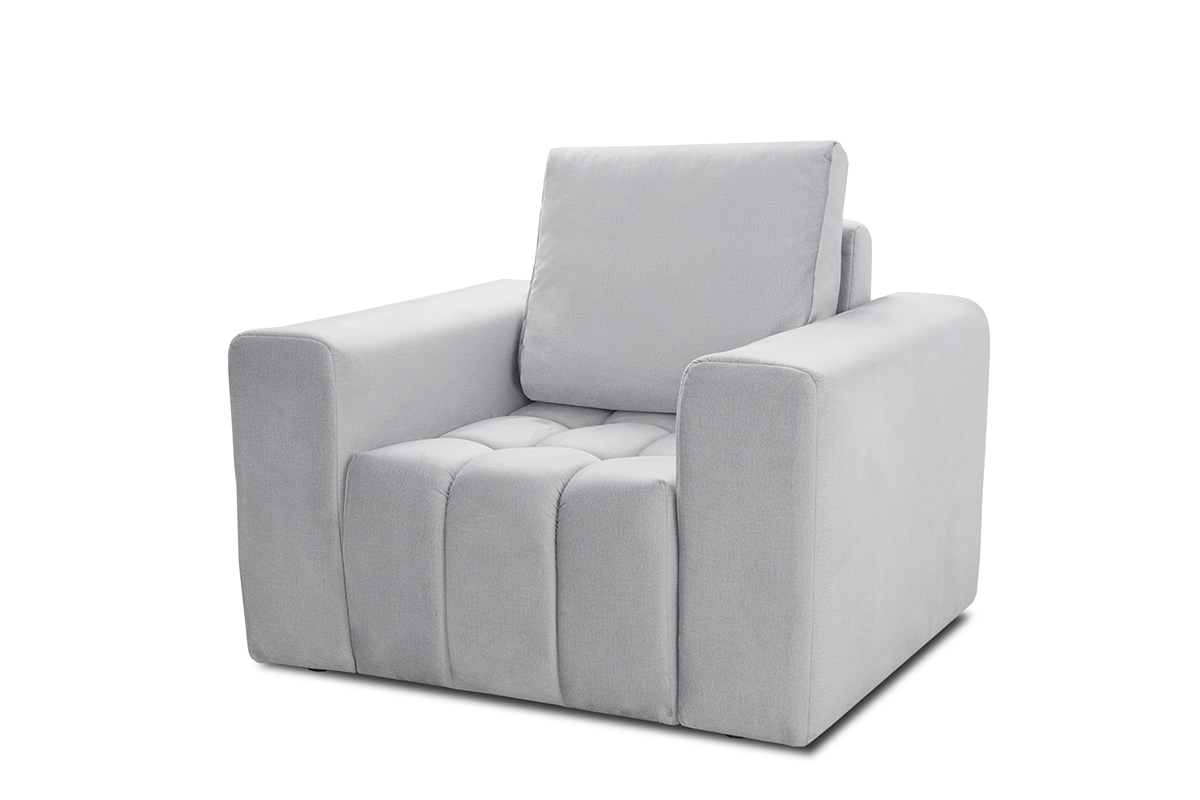 Relaxačné kreslo Basco s funkciou recliner - sivý zamat Monolith 84 šedý Kreslo 