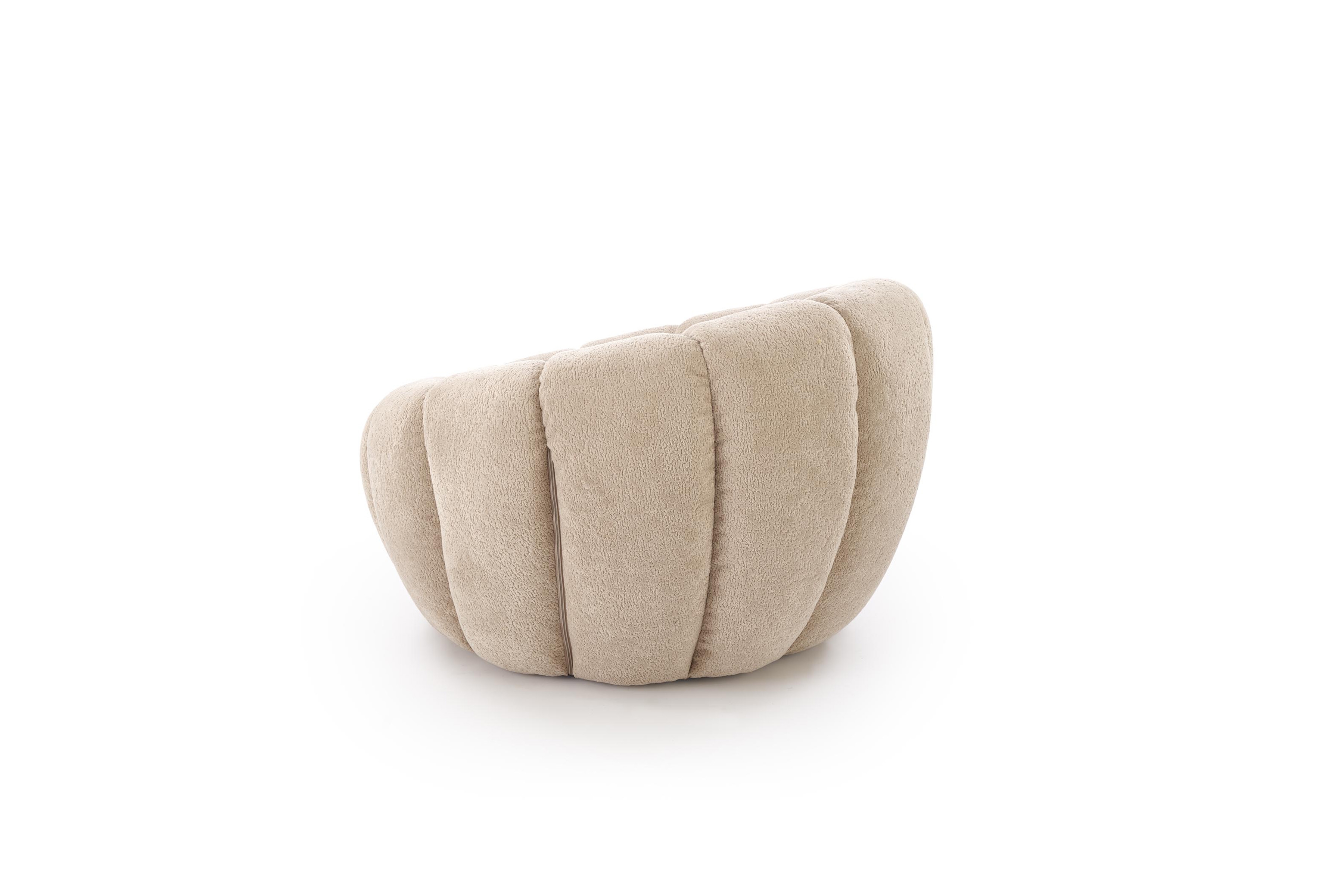 Čalouněné křeslo Pares - béžová boucle Křeslo čalouněná Pares - boucle béžová 