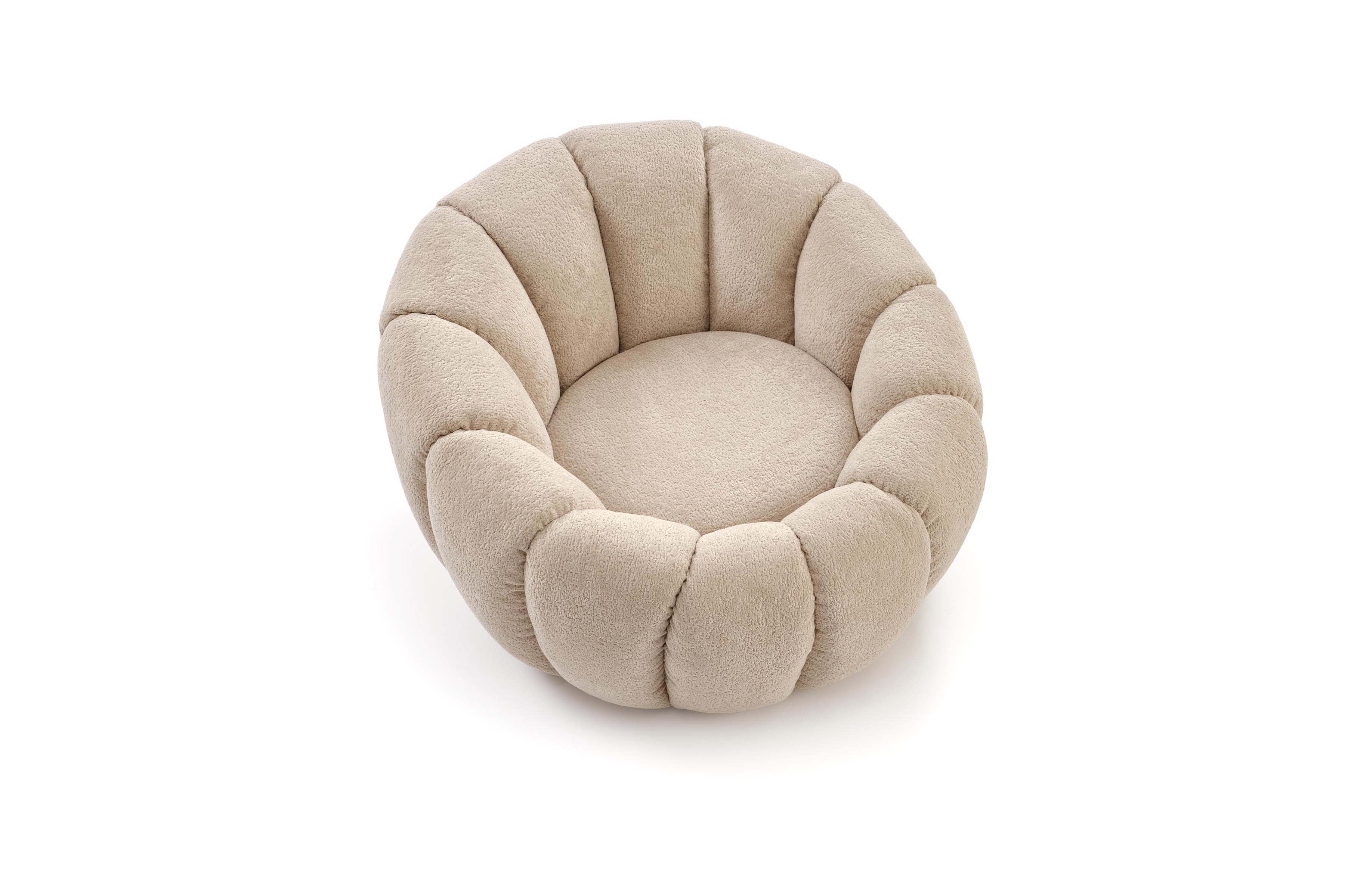 Čalouněné křeslo Pares - béžová boucle Křeslo čalouněná Pares - boucle béžová 