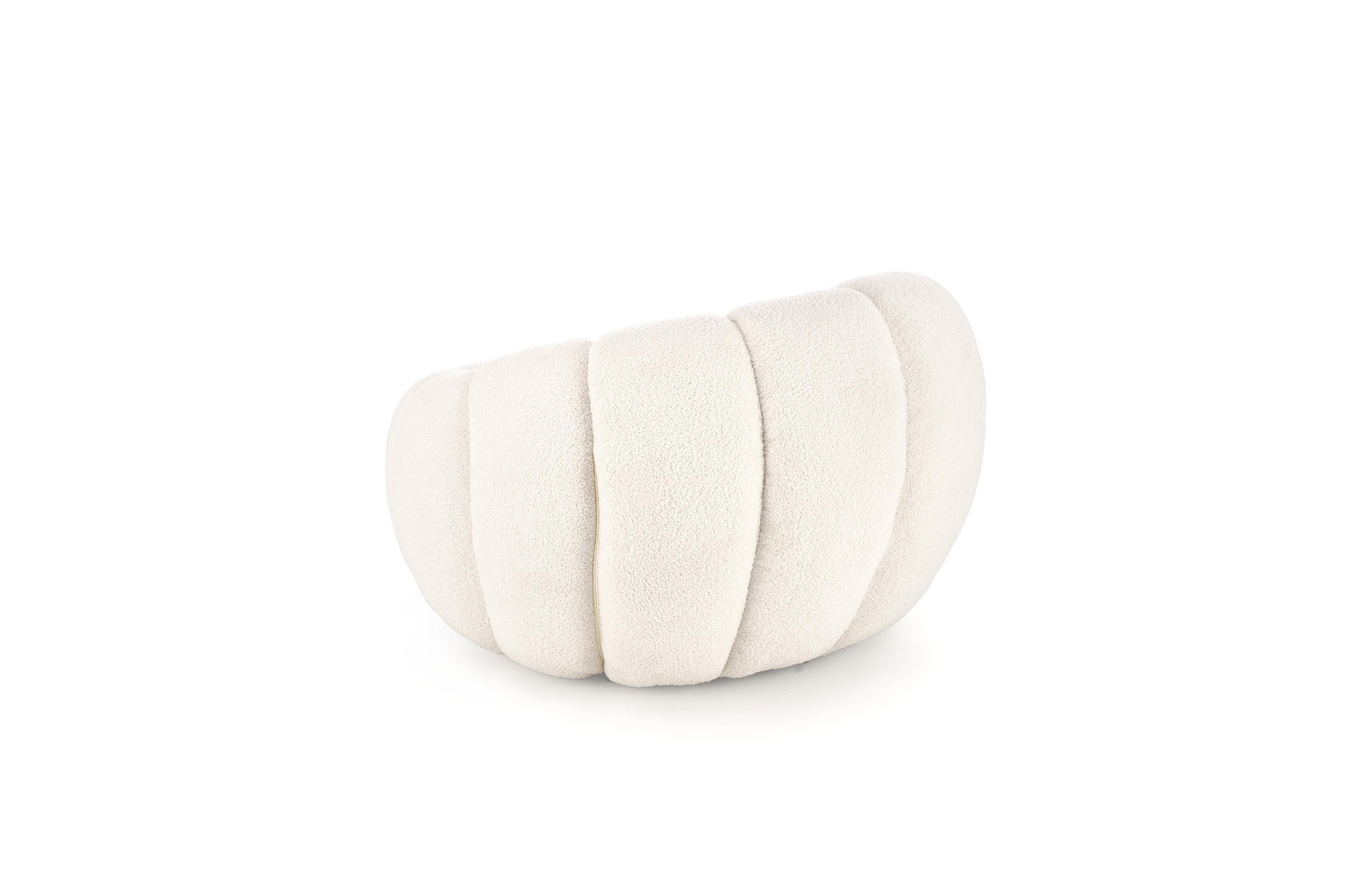 Kreslo odpočinkové Pares - krémový boucle Lambi 1  Kreslo odpočinkové Pares - Krémový boucle Lambi 1 