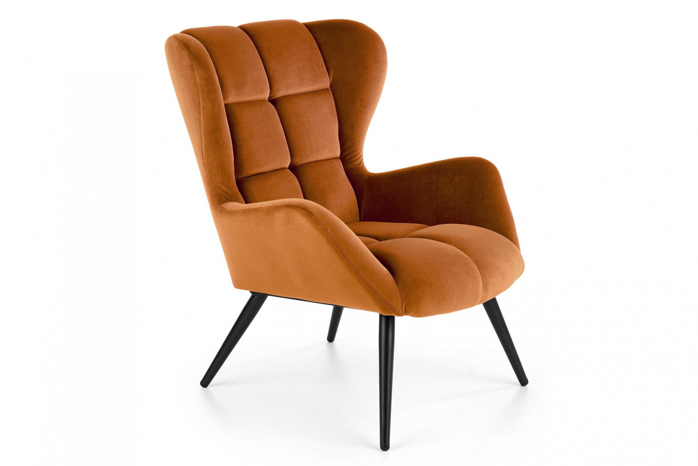 Relaxační křeslo TYRION - skořicové Křeslo čalouněná Tyrion - skořicová welwet / Bluvel 4215