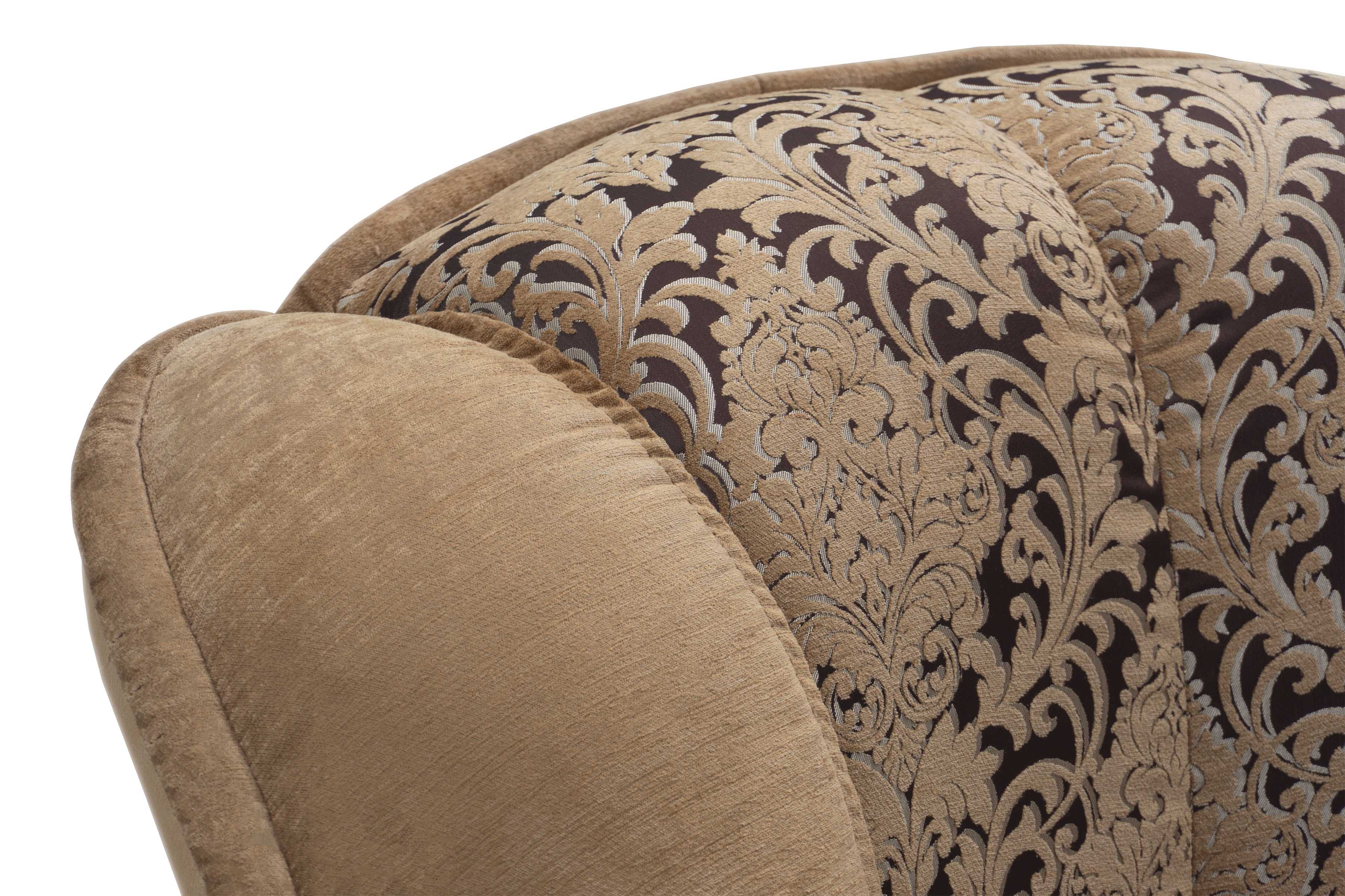 Kreslo odpočinkové Walker - Hnedá látka wzor Capitol 9751 / Venge - Koncovka Série Kreslo odpočinkové Walker - šedá látka wzor Capitol 9751 / Venge