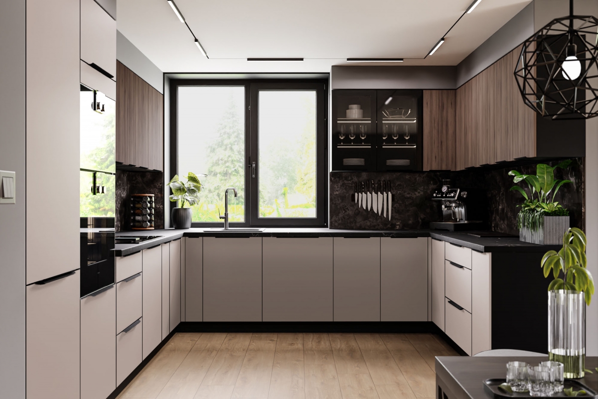 Přední část myčky Armonza ZM 713x446 45 cm se skrytým panelem - kašmír Přední část myčky nádobí 45cm Armonza ZM 713x446 se skrytým panelem - kašmír