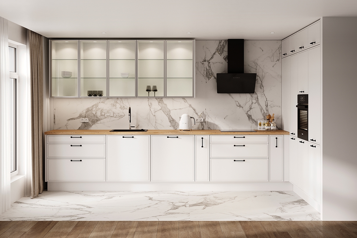 Čelní panel Kammono F FZMYW60 – pro myčku 60 cm s plným krytím Přední část myčky nádobí 60cm Kammono F FZMYW60 se skrytým panelem