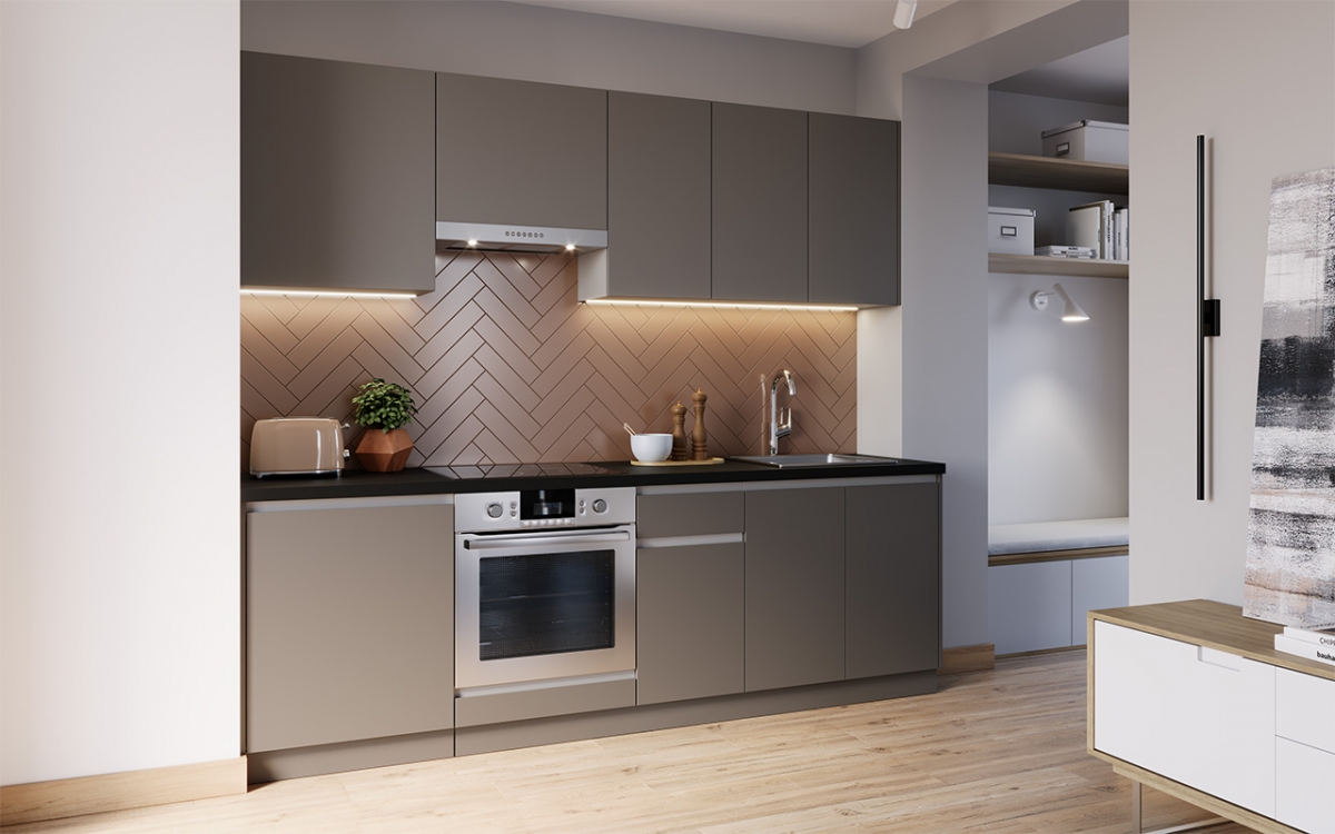 Predný panel na umývačku riadu Campari FZ45A s odkrytým panelom Predná časť do umývačky Campari FZ45A s odkrytým panelom 