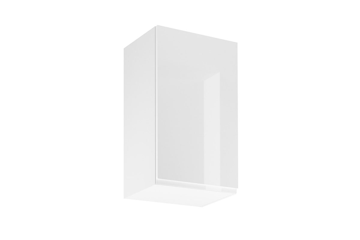 Kuchynská horná skrinka Aspen G45 jednodverová – biely lesk Skrinka Kuchynská závesná jednodverová Aspen G45 - biely lesk