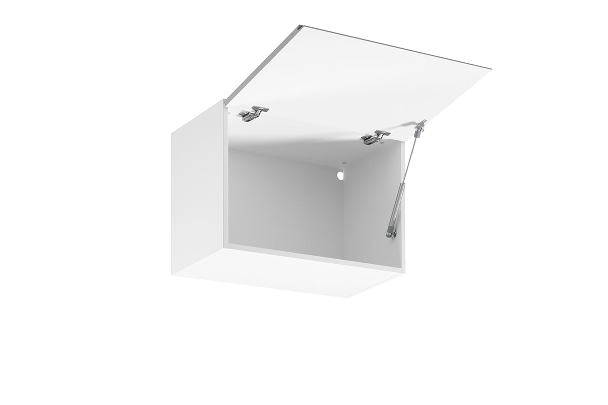 Závěsná kuchyňská skříňka Aspen G60K nízká – šedý lesk Skříňka kuchyňská závěsná nízká Aspen G60K - wnetrze