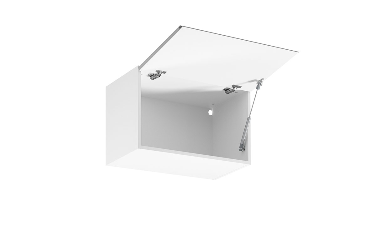 Závěsná kuchyňská skříňka Aspen G60KN nízká – šedý lesk Skříňka kuchyňská závěsná nízká Aspen G60KN - wnetrze