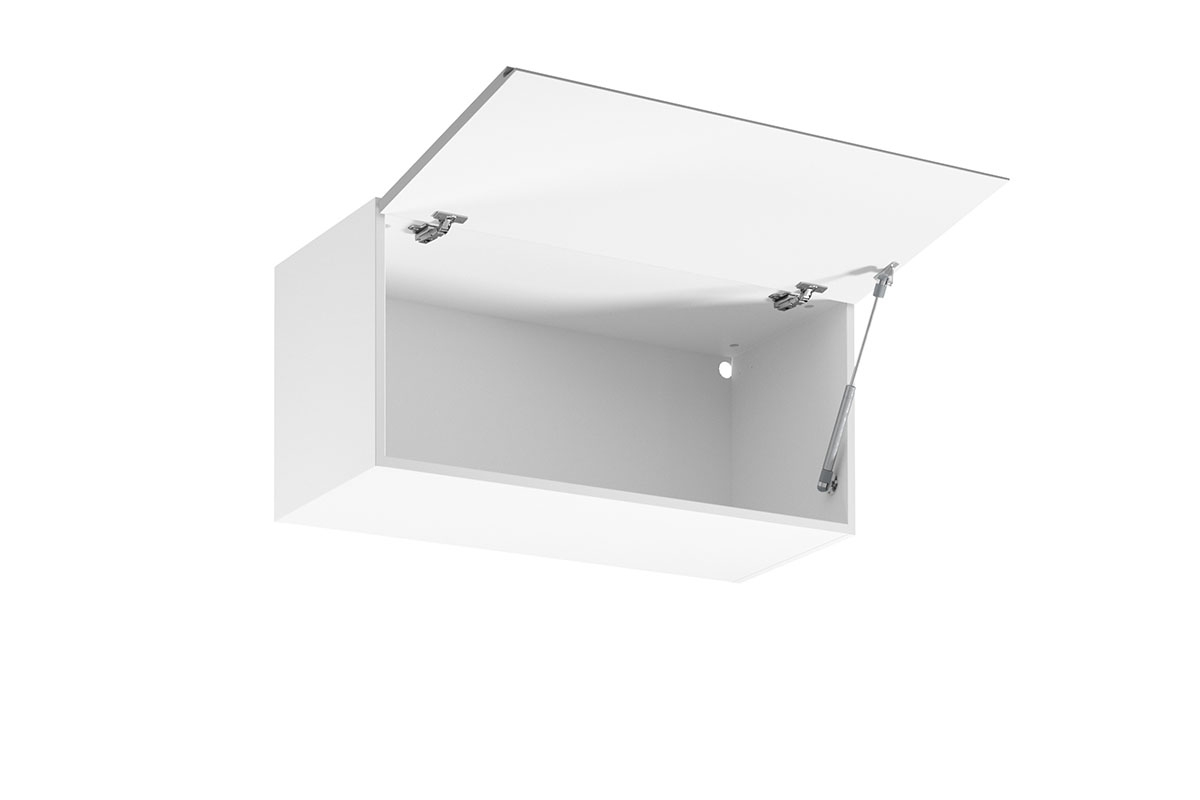 Horná kuchynská skrinka Aspen G80K nízka - sivý lesk Skrinka Kuchynská závesná nízka Aspen G80K - vnútro