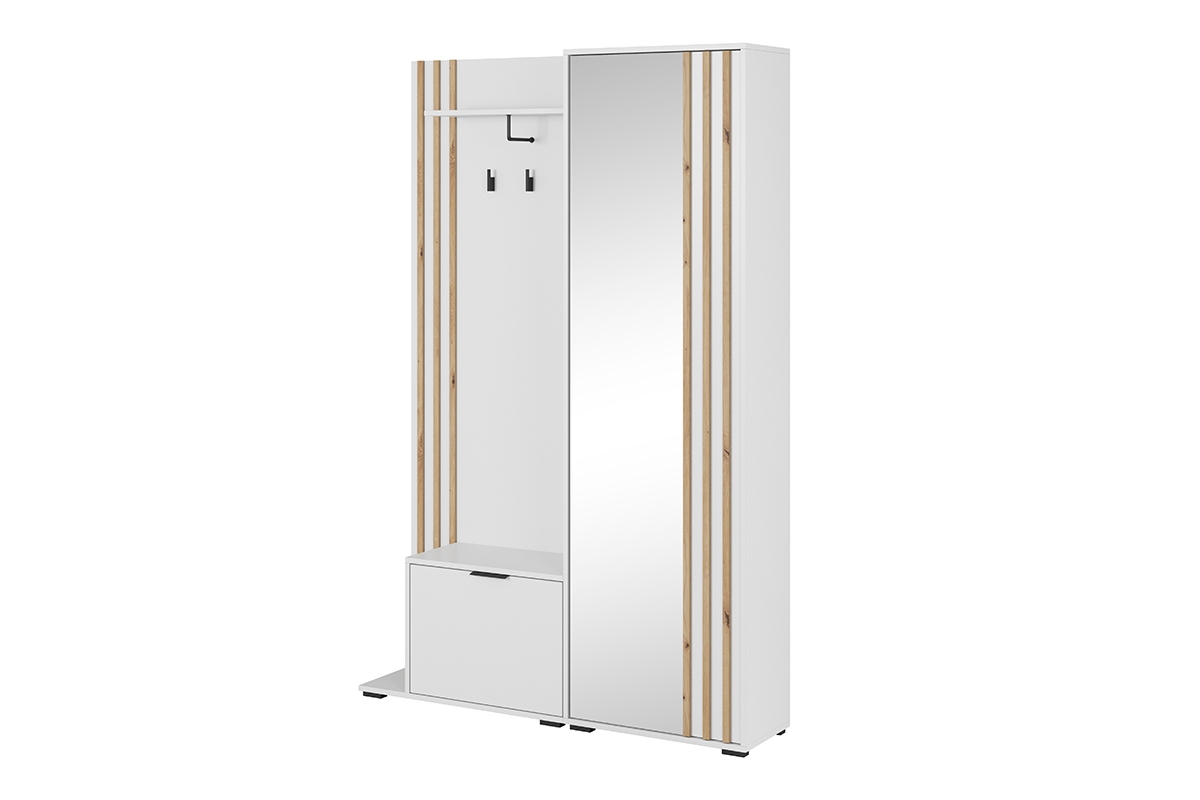 Šatník do predsiene Neria - biely / artisan šatník do predsienie Neria - Biely / artisan