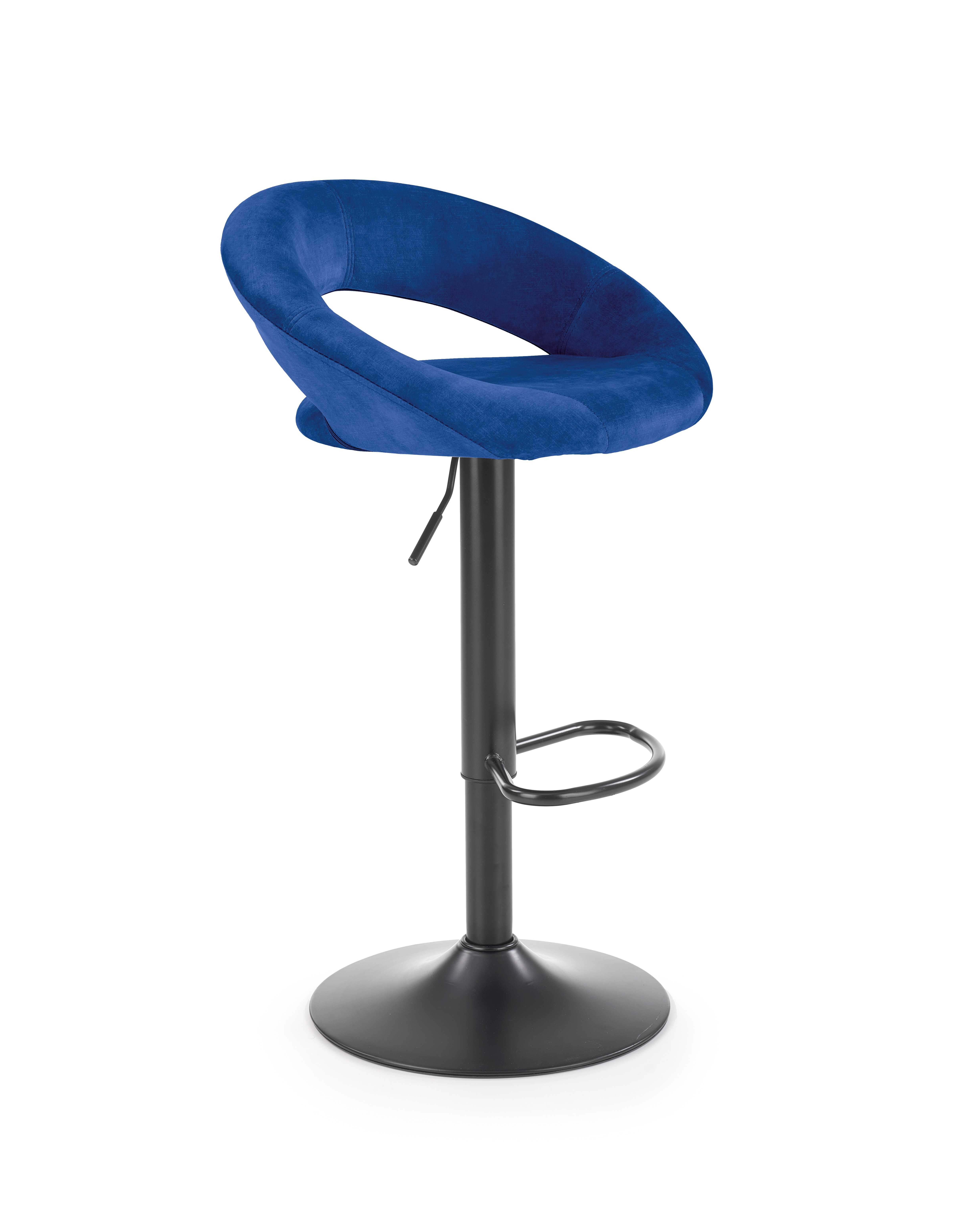 Barová stolička H102 - tmavomodrá h102 Barová stolička námornícka modrá