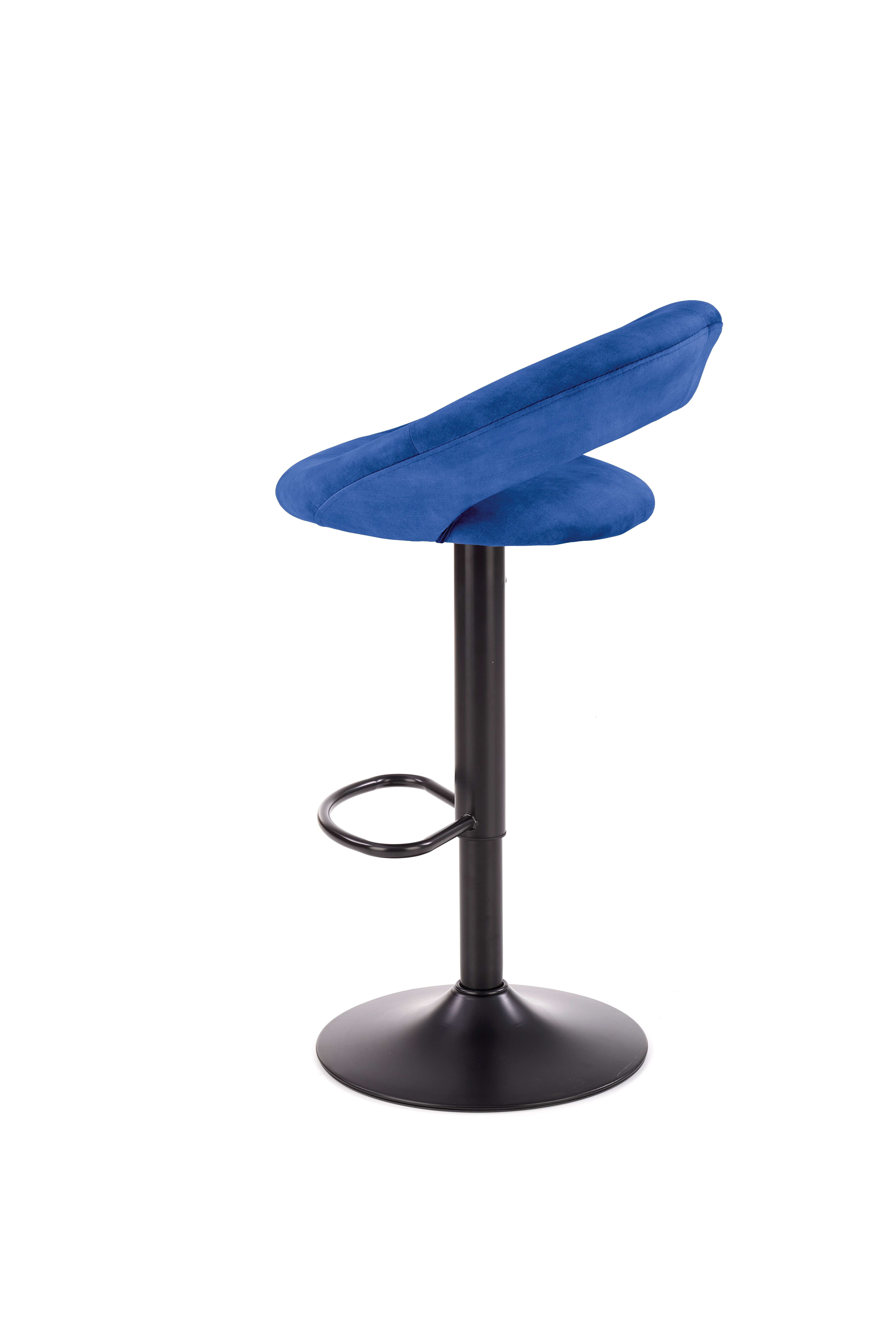 H102 Barová židle tmavě modrý (1p=2szt) h102 Barová židle tmavě modrý