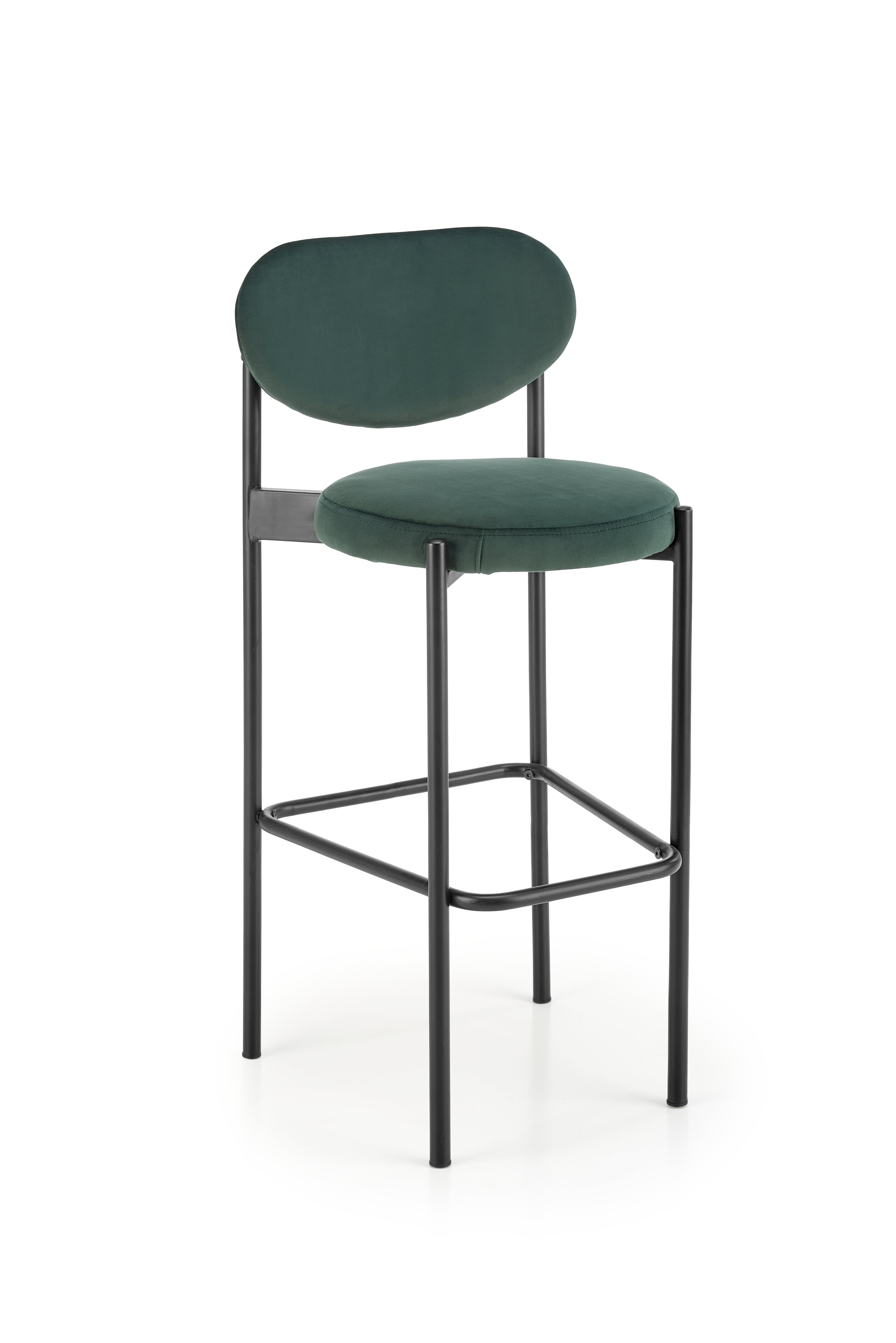 H108 Barová židle tmavý Zelený h108 Barová židle tmavý Zelený