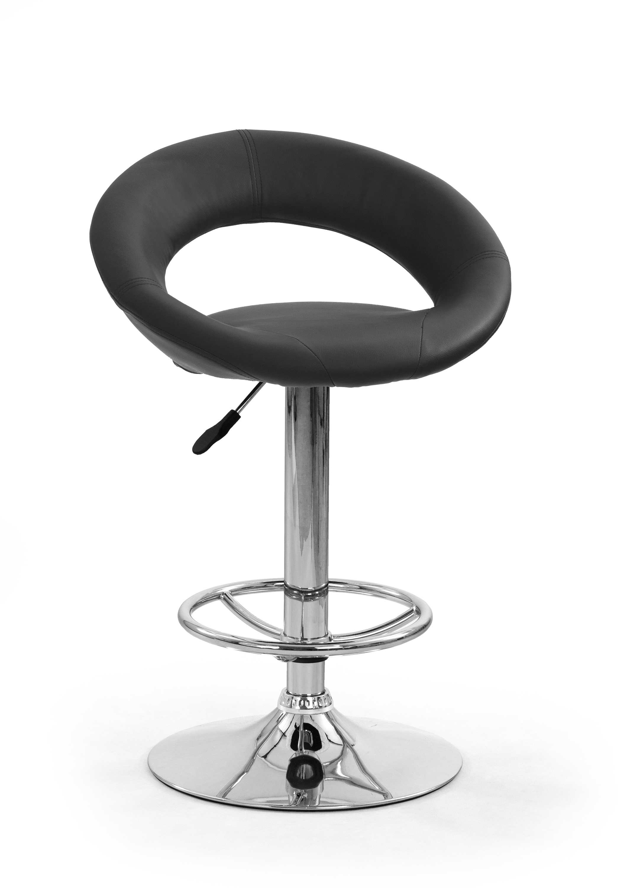 Scaun de bar tapițat  H15 - negru h15 Barová židle Černá