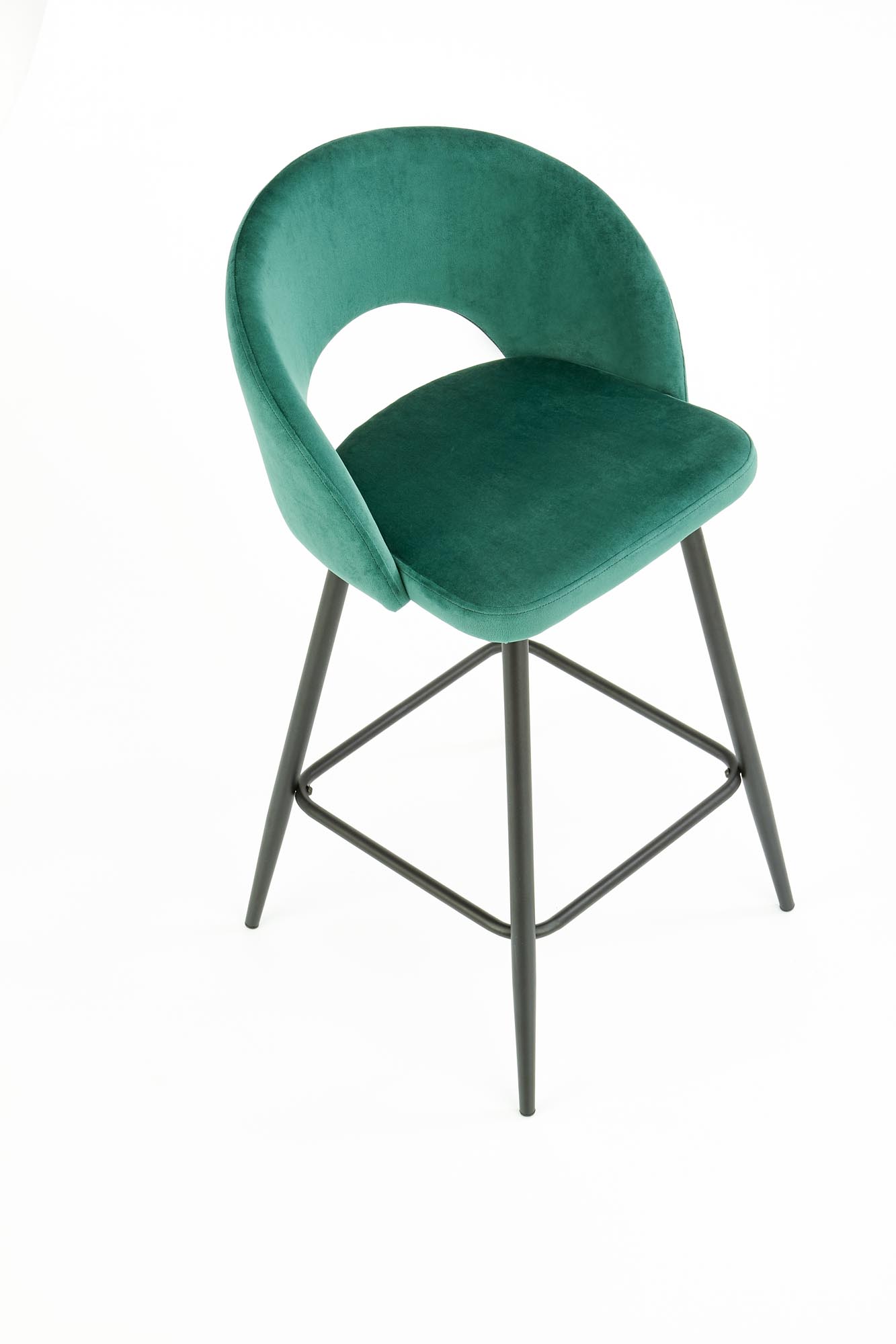 H96 Barová Stolička tmavý Zelený h96 Barová stolička tmavý Zelený