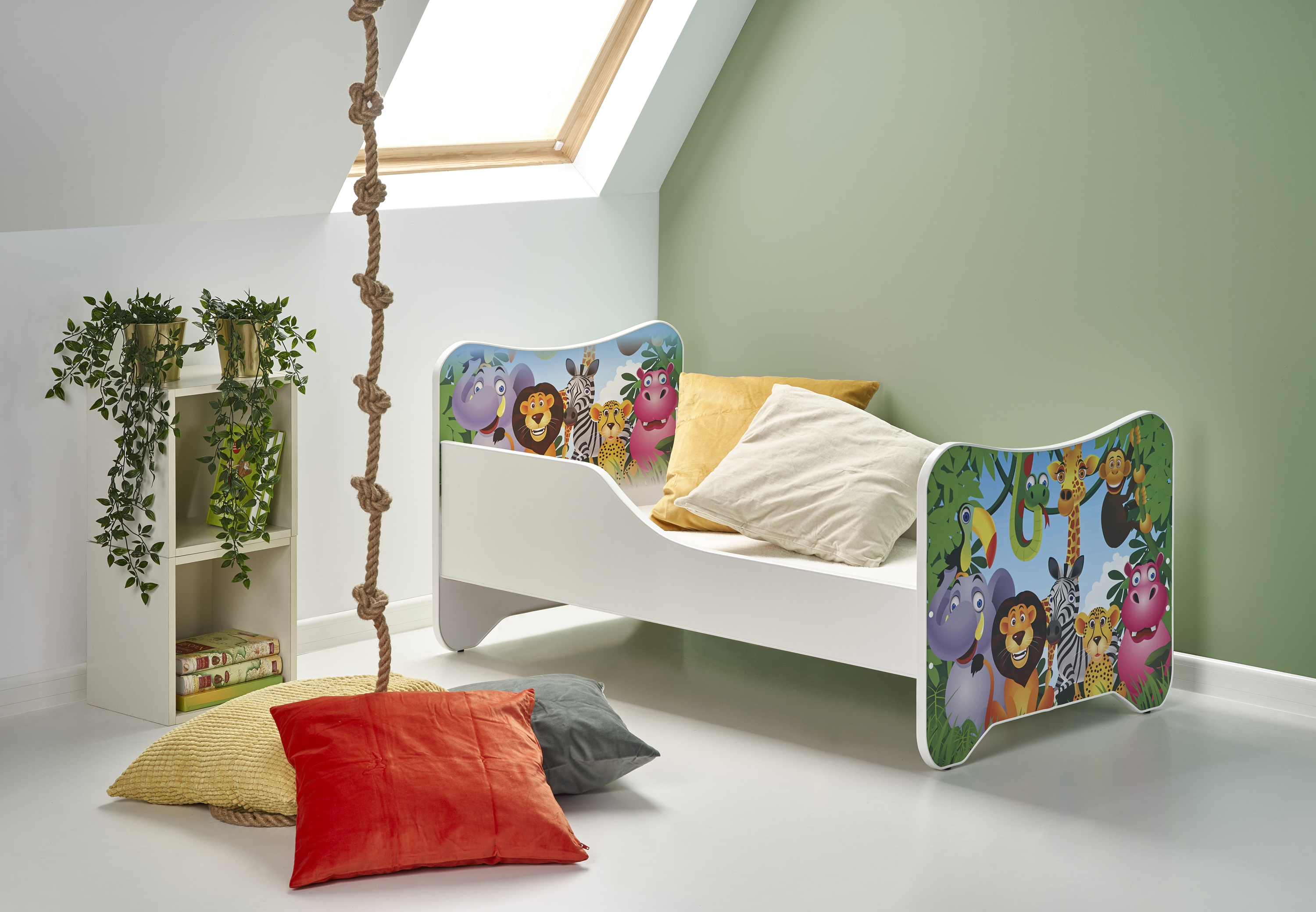 Dětská postel Happy Jungle - mnohobarevný happy jungle postel mnohobarevná