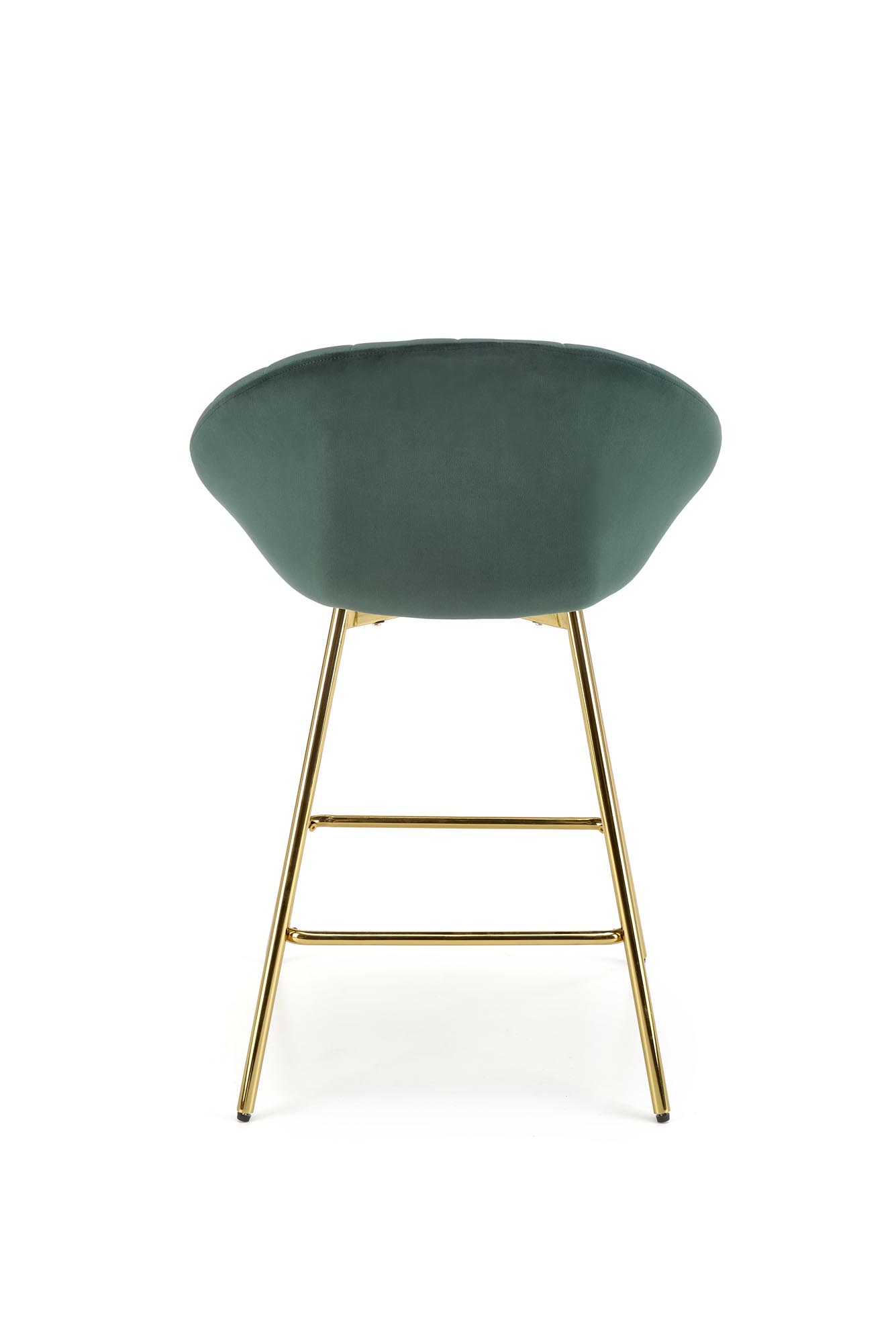 H112 Barová židle tmavý Zelený / Žlutý Barová židle čalouněná h112 - tmavá Zeleň / Podstavec