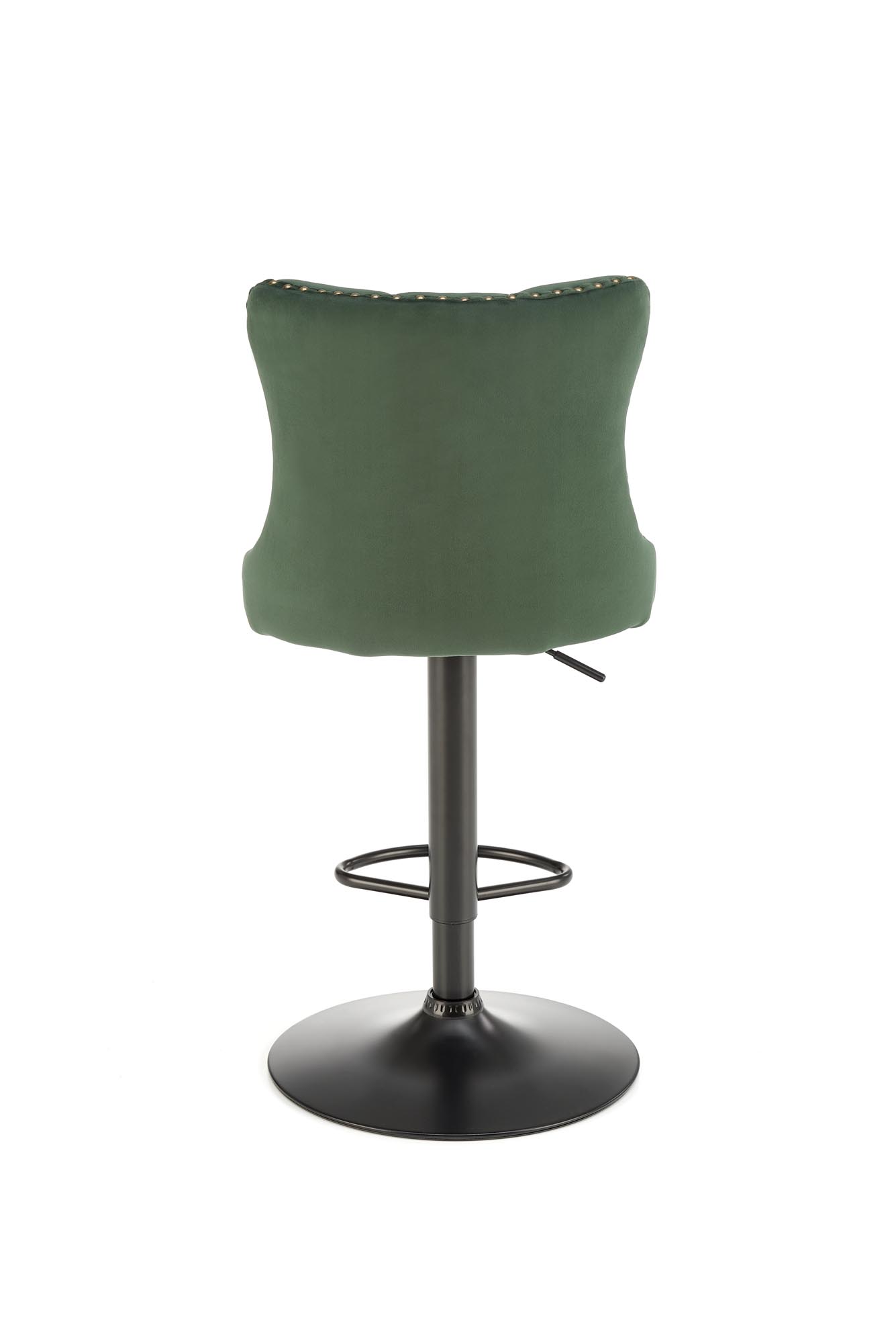 H117 Barová stolička tmavý Zelený Barová stolička čalúnená h117 - tmavý Zelený