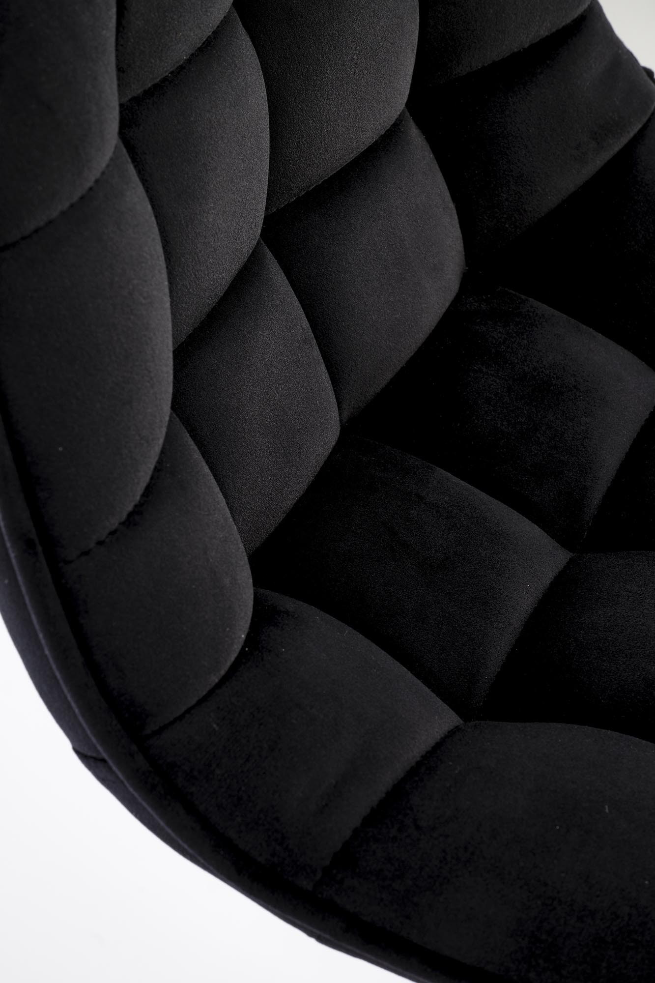 H120 Barová židle Nohy - zlaté, Sedák - Černý (1p=1szt) Barová židle čalouněná h120 - Černý / Podstavec