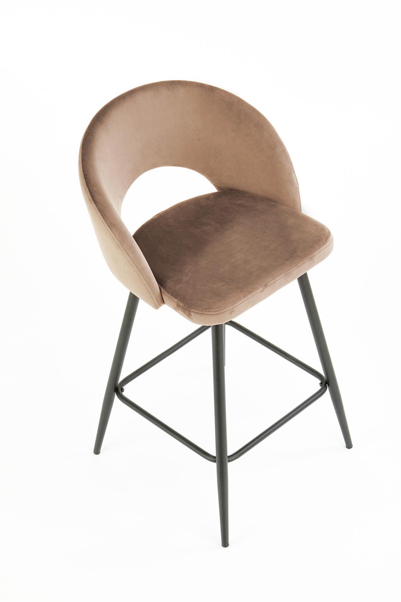 H96 Barová stolička béžový (1p=1szt) Barová stolička čalúnená h96 - Béžová