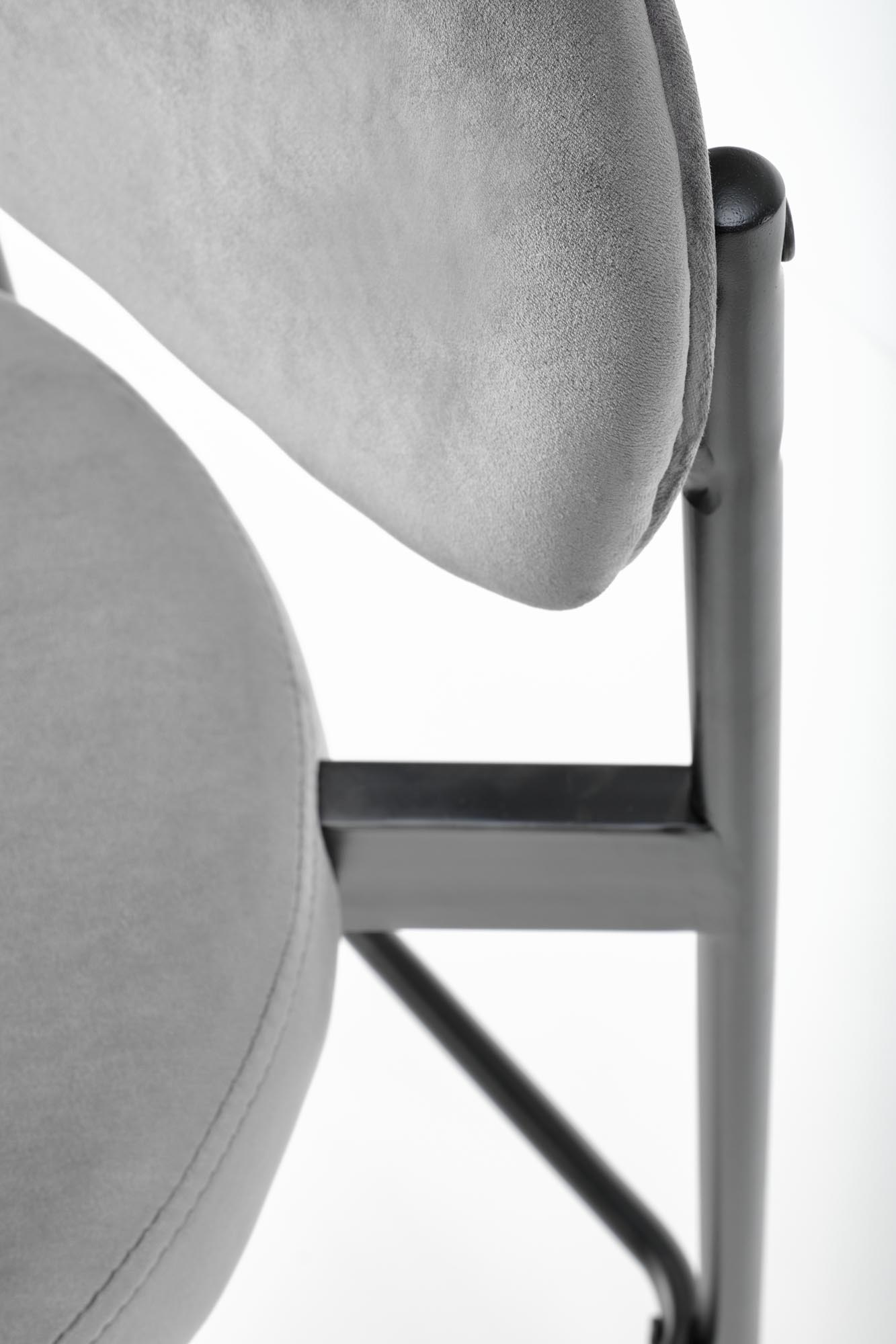 H108 Barová židle Popelový Barová židle tapierowany h108 - Popelový