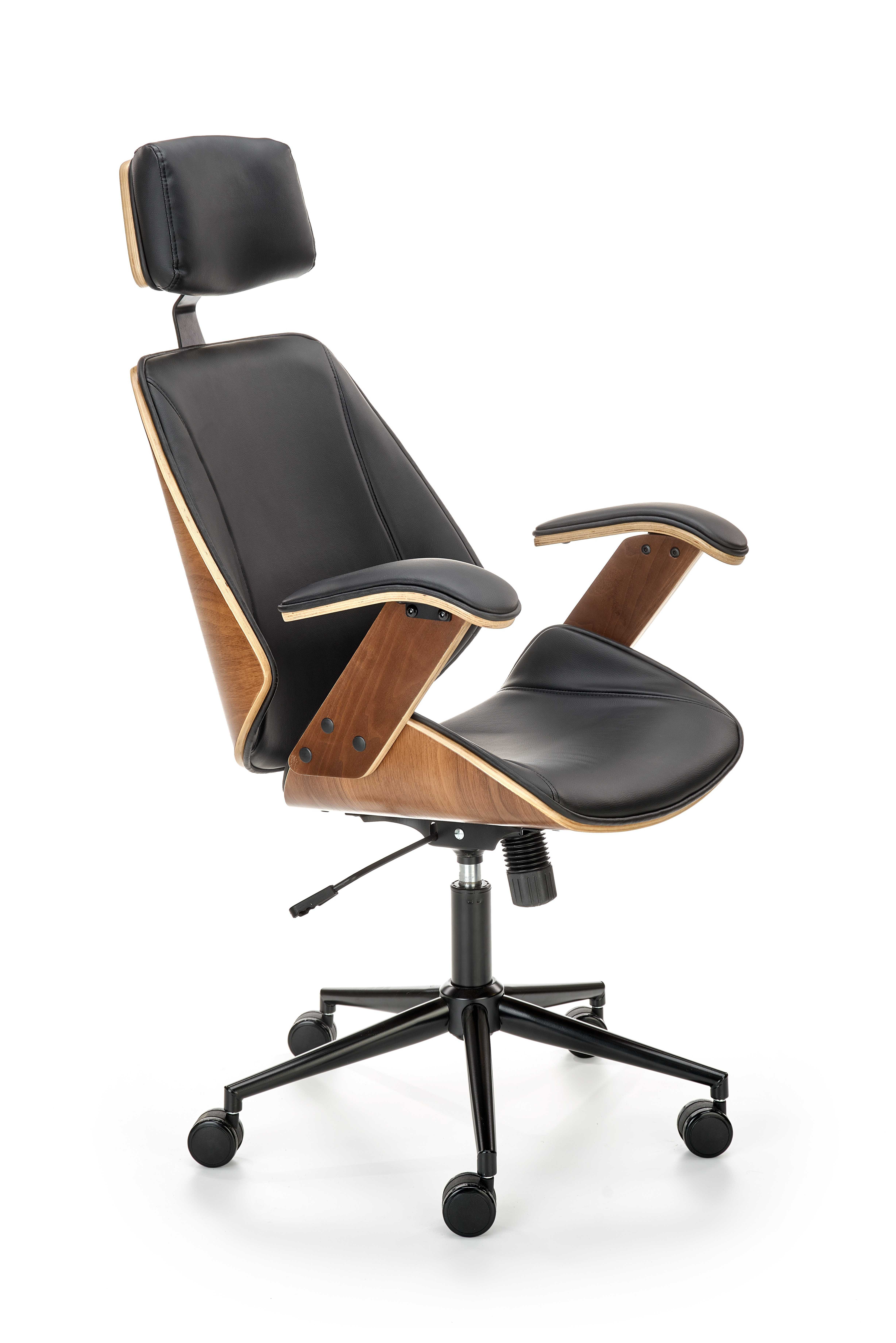 Kancelárska stolička IGNAZIO - orech / čierna ignazio Kreslo otočna, orieškový-Čierny
