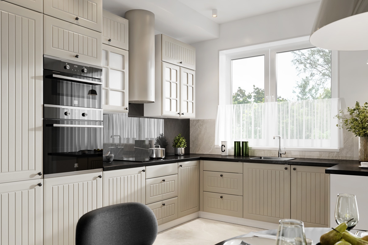 Skříňka regál Irma D60 PK MV/2133 P/L pro vestavnou troubu a mikrovlnnou troubu Kuchyně Nábytek bogart 