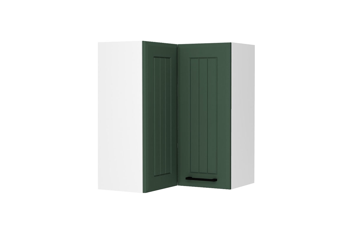 Rohová závěsná skříňka Irma WRN/92 P/L Skříňka rohová zelená