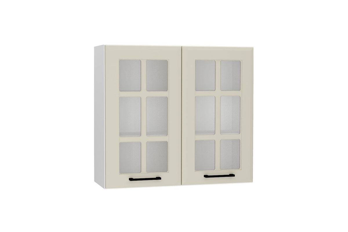 Dvoudveřová vitrínová skříňka Irma WS80 dvoudveřová kuchyňská skříňka 