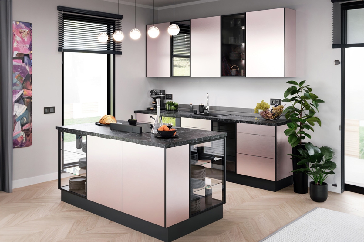 Horná kuchynská skrinka Italia WOG 5/36/58 - BLUM HK-XS - hlboká kolekcia nábytku kuchynského Italia - vizualizácia 3