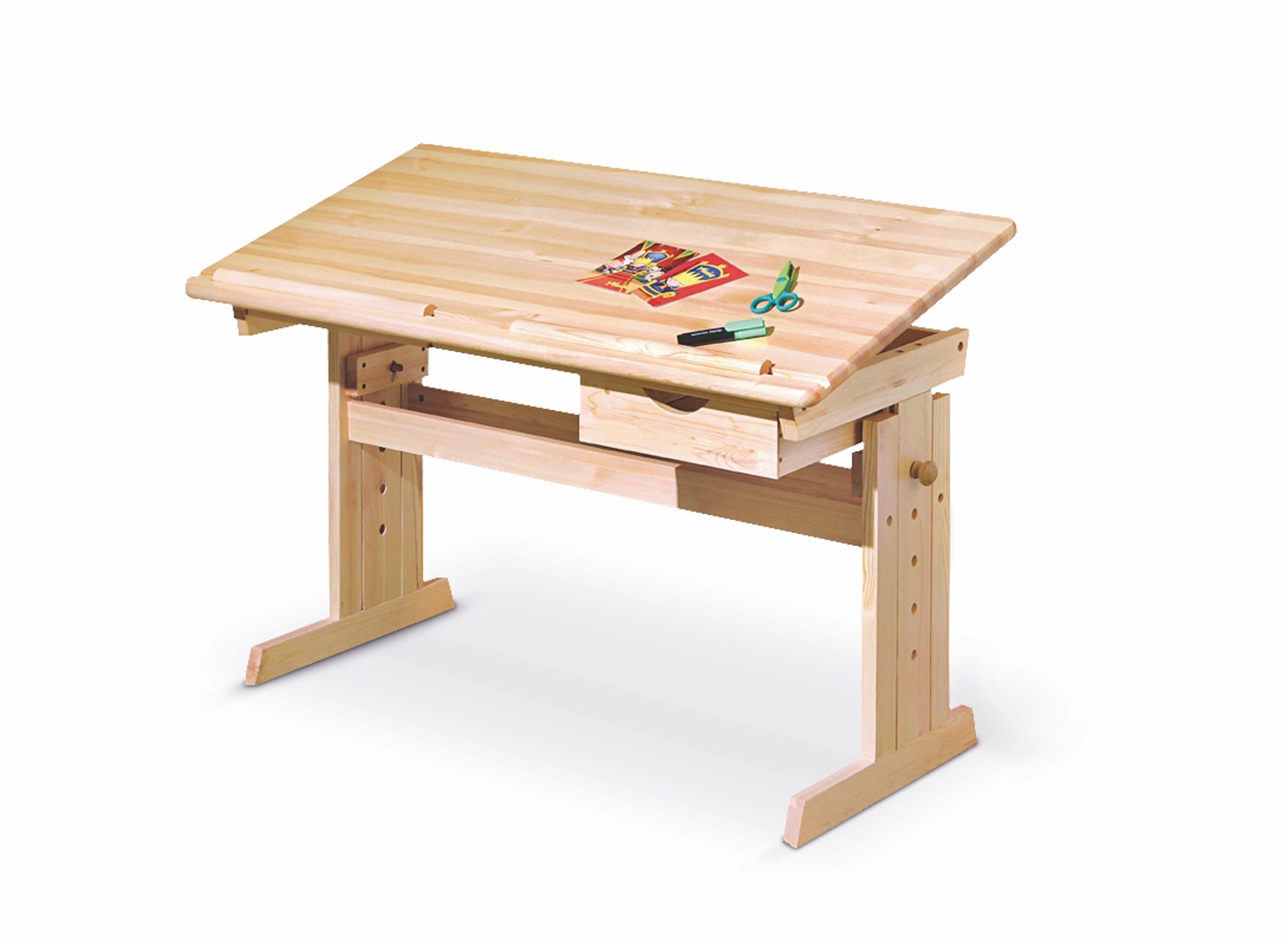 Psací stůl dřevo dětský Julia - Borovice julia psací stůl Borovice