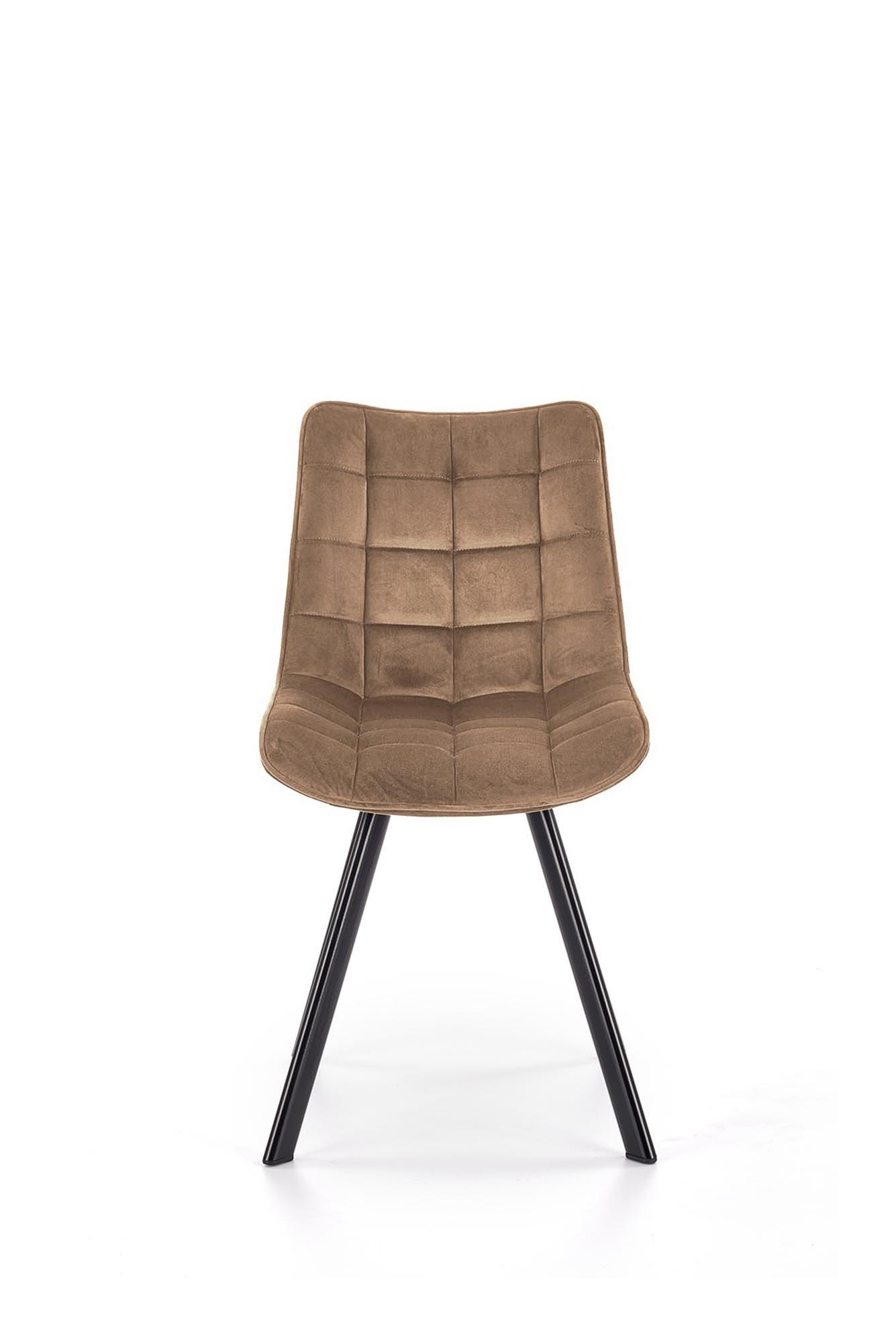 Čalouněná jídelní židle Clemio - béžová Bluvel 28 / černé nožky k332 židle Nohy - černé, Sedák - béžový (1p=2szt)