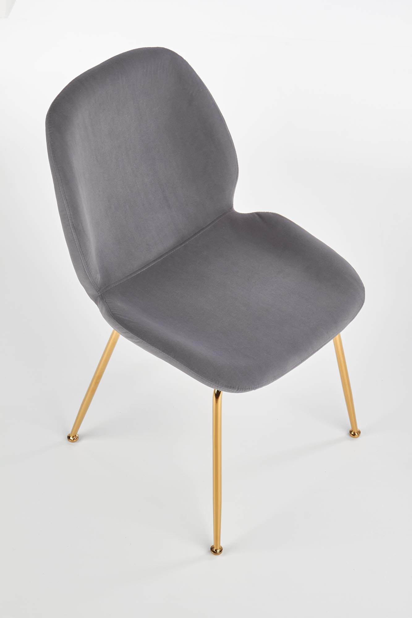 K381 szék - hamu / sárga k381 Židle Popelový / Žlutý