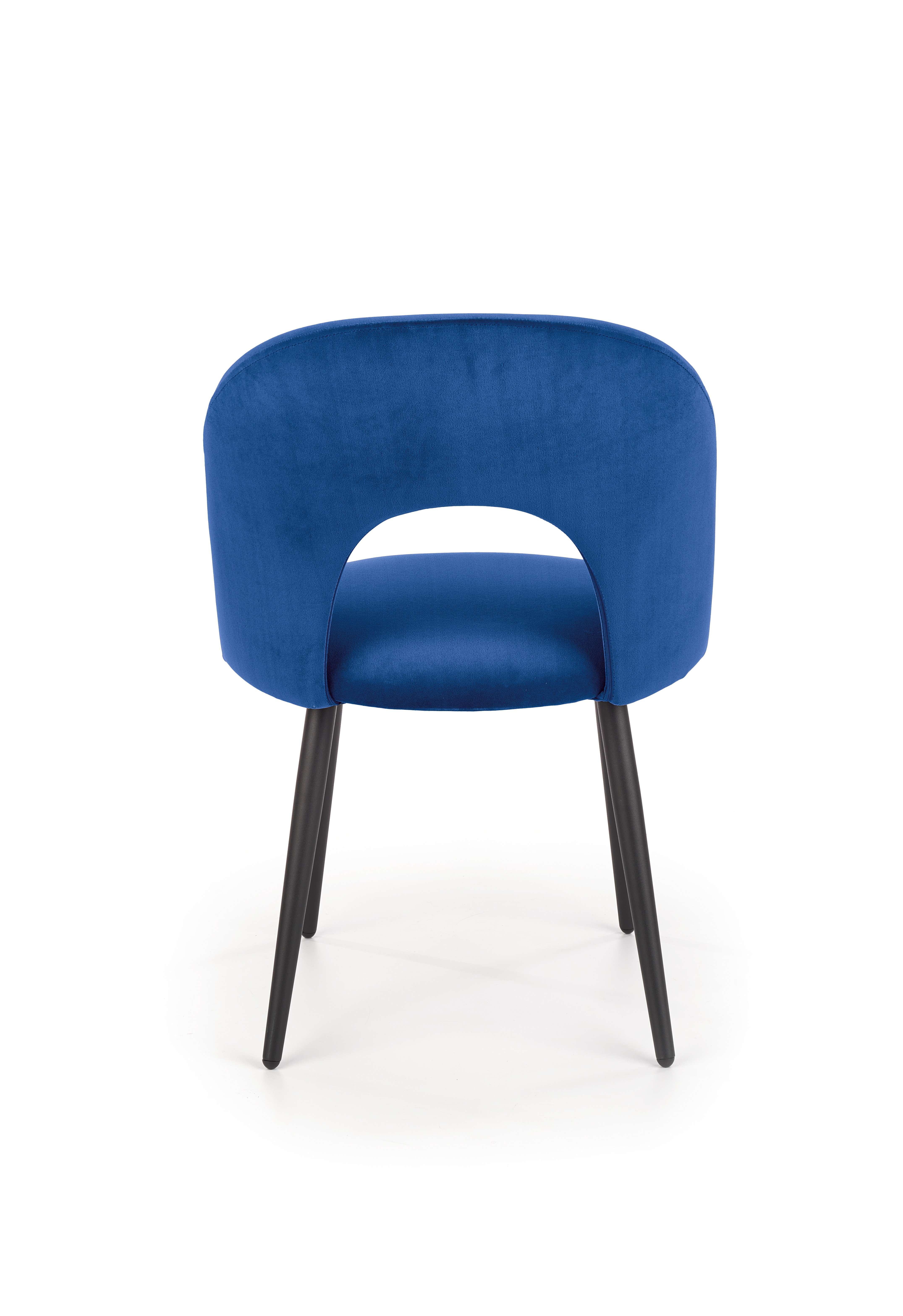 Scaun K384 tapițat - albastru  k384 Židle granátový