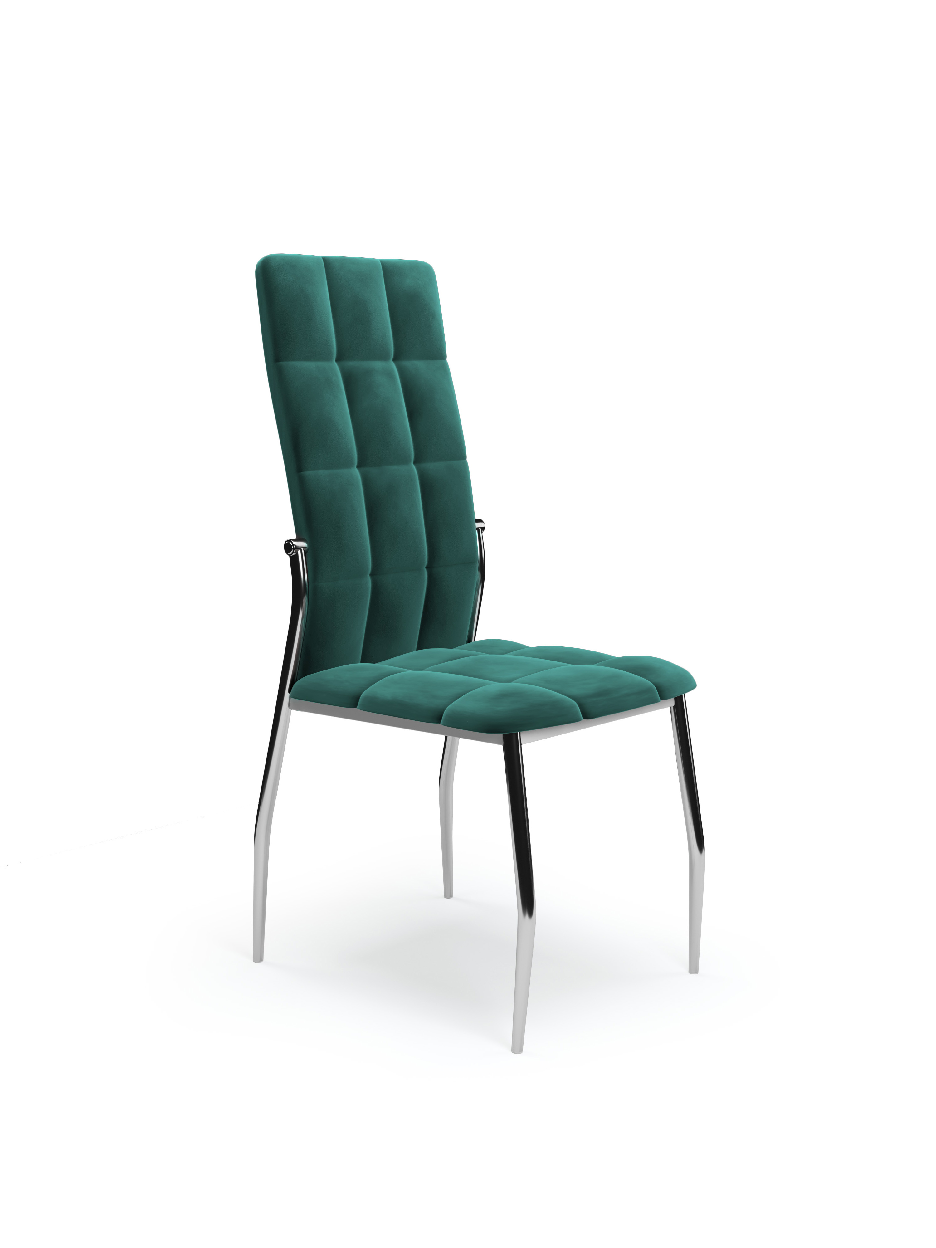 K416 szék - sötétzöld bársony k416 Židle tmavě zelená velvet
