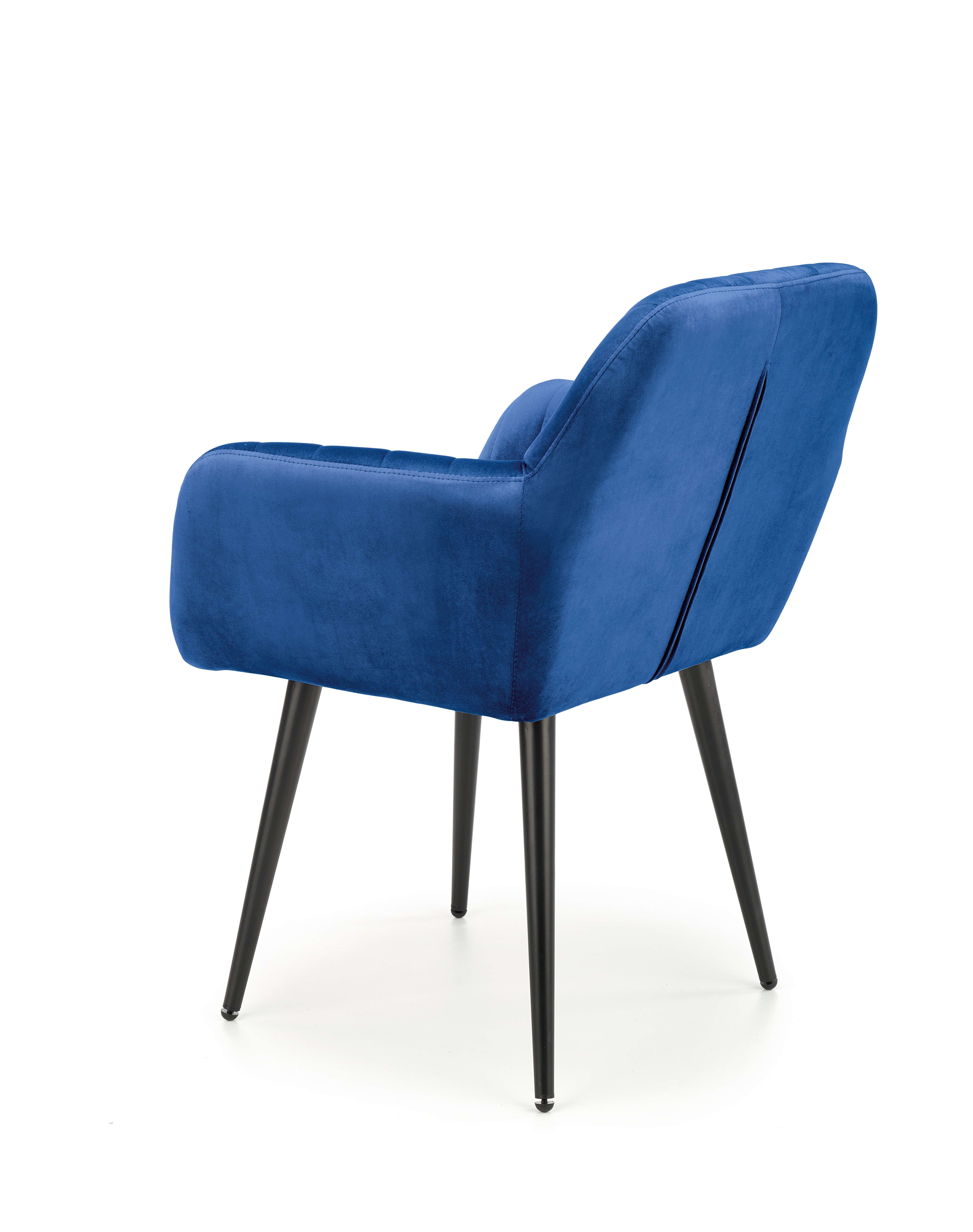 Scaun tapițat K429 - albastru  k429 Židle granátový
