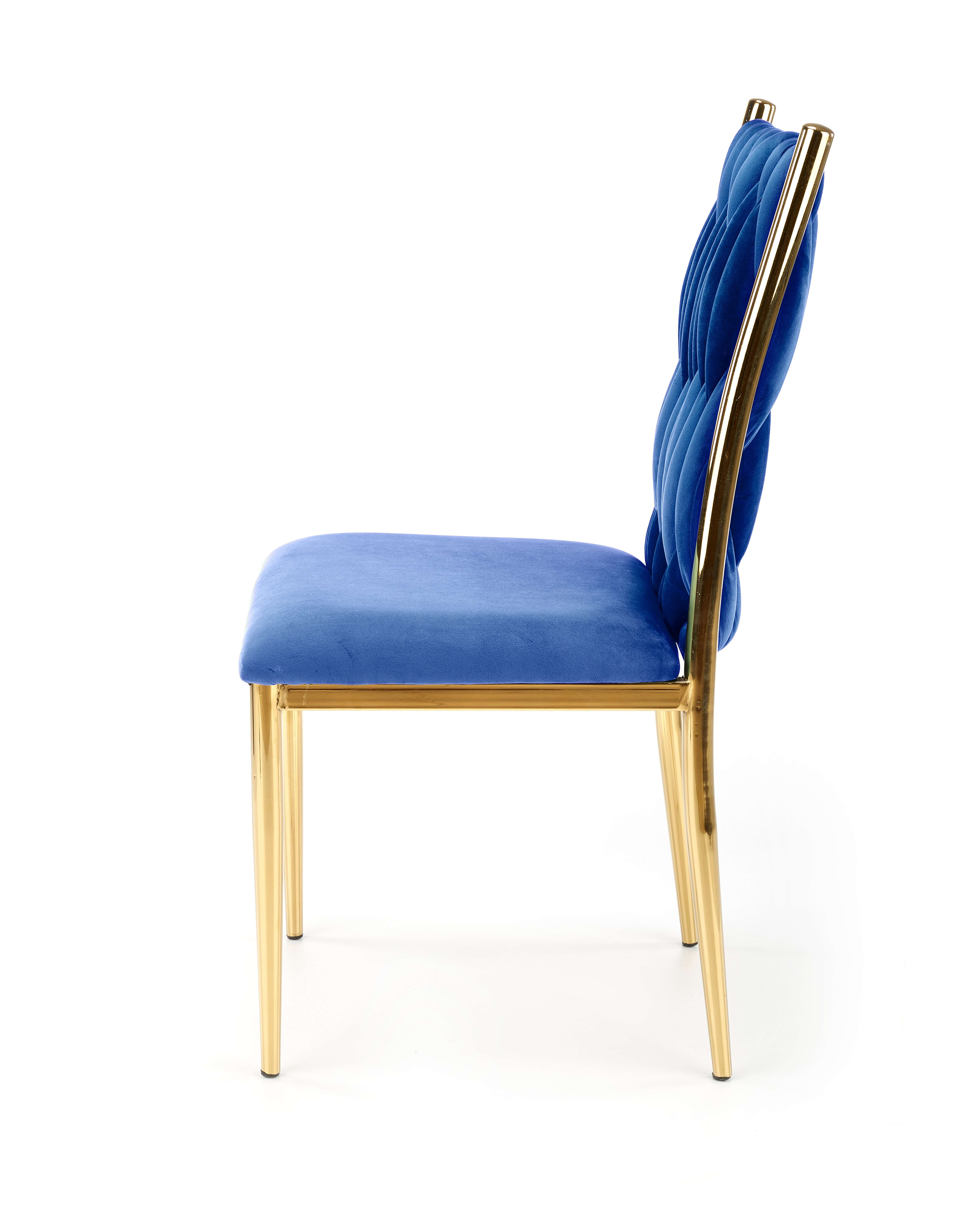 K436 szék - sötétkék/sárga (1p=2db) k436 Židle granátový/Žlutý