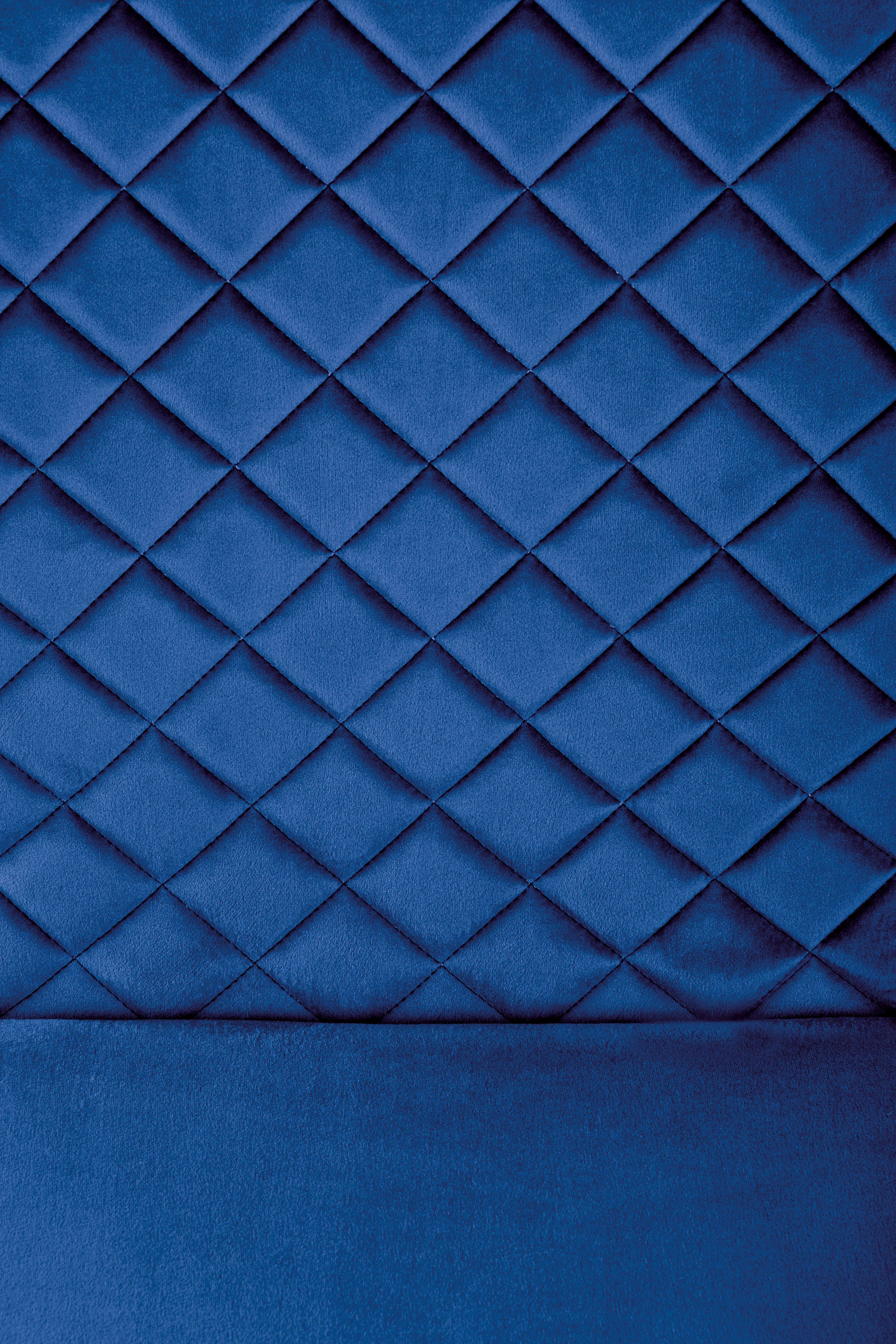 Scaun tapițat K442 - albastru  k442 Židle granátový
