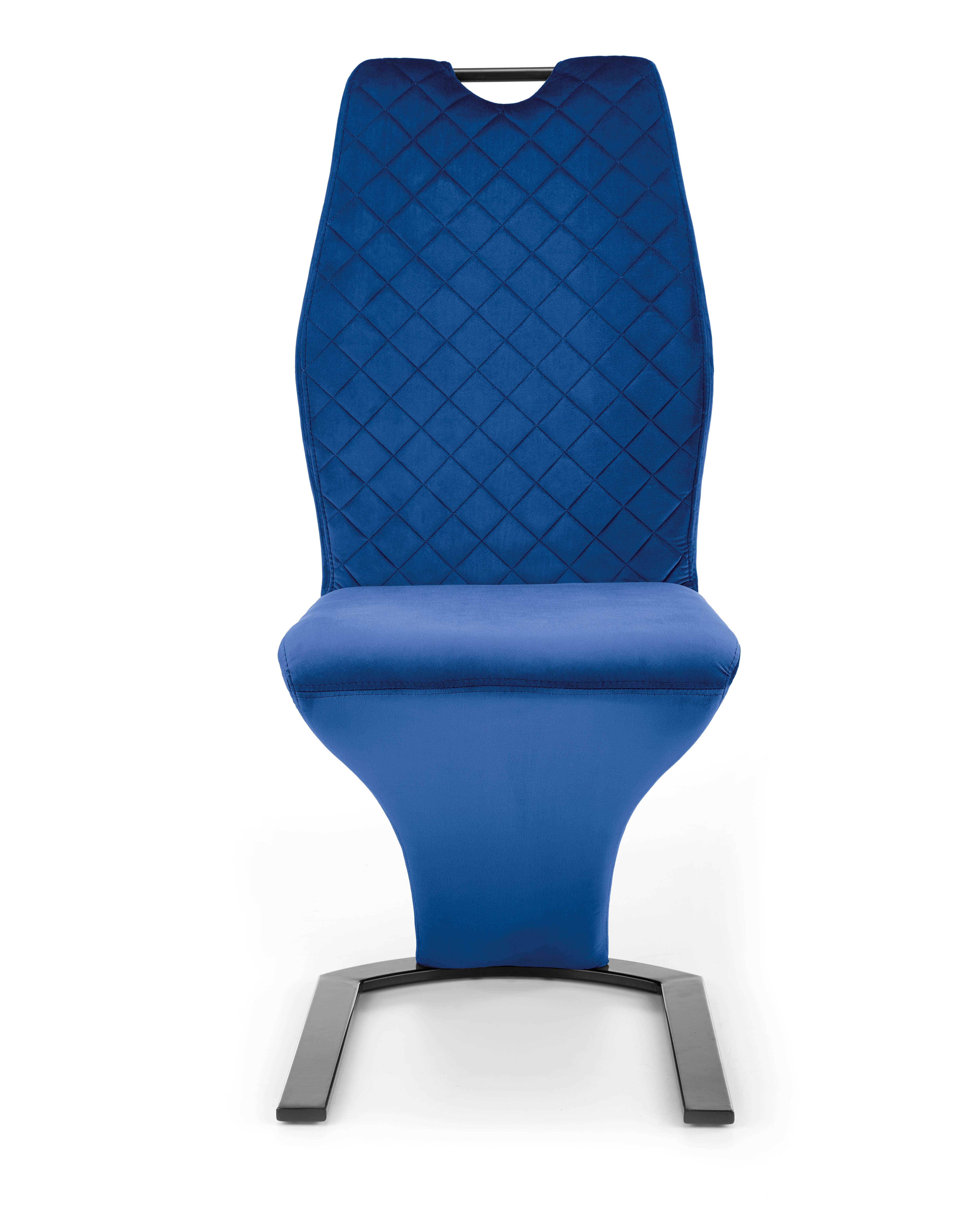 Scaun tapițat K442 - albastru  k442 Židle granátový