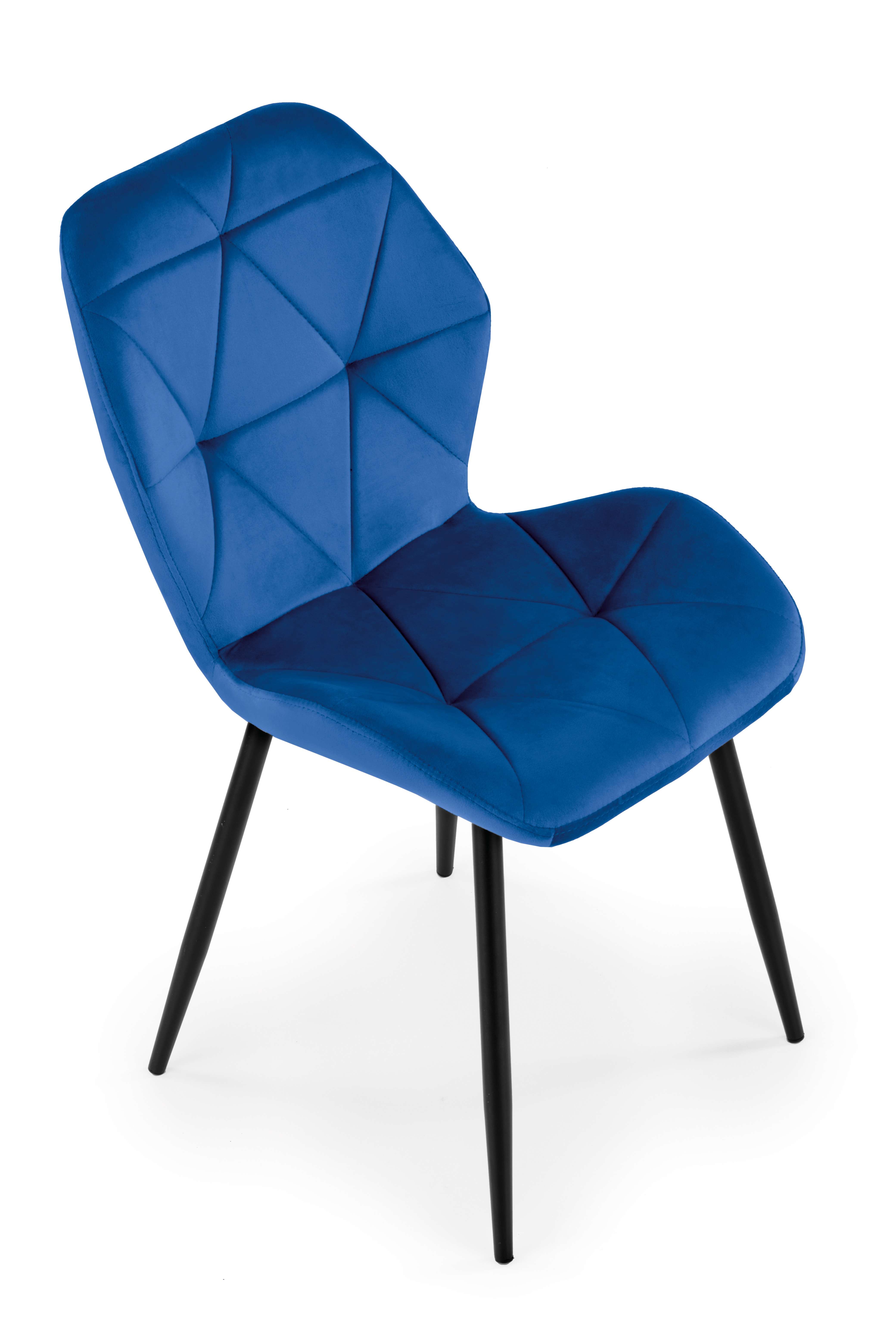 Scaun tapițat K453  - albastru  k453 Židle granátový