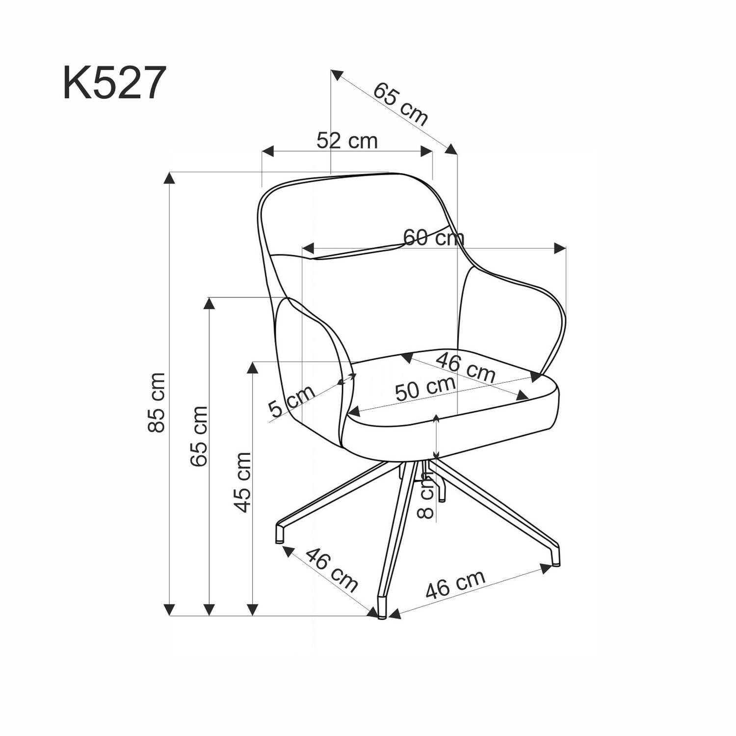 Jídelní čalouněná židle K527 - popelavá pletenina / eko-kůže / černé nohy k527 židle popelavá / j. popelavá (1p=2szt)