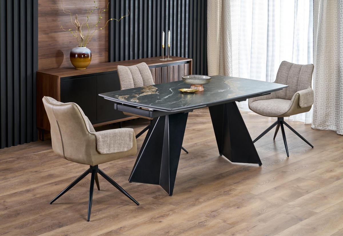 Otočená čalúnená stolička Denaro - hnedá K579 Stolička Hnedý (1p=2szt)