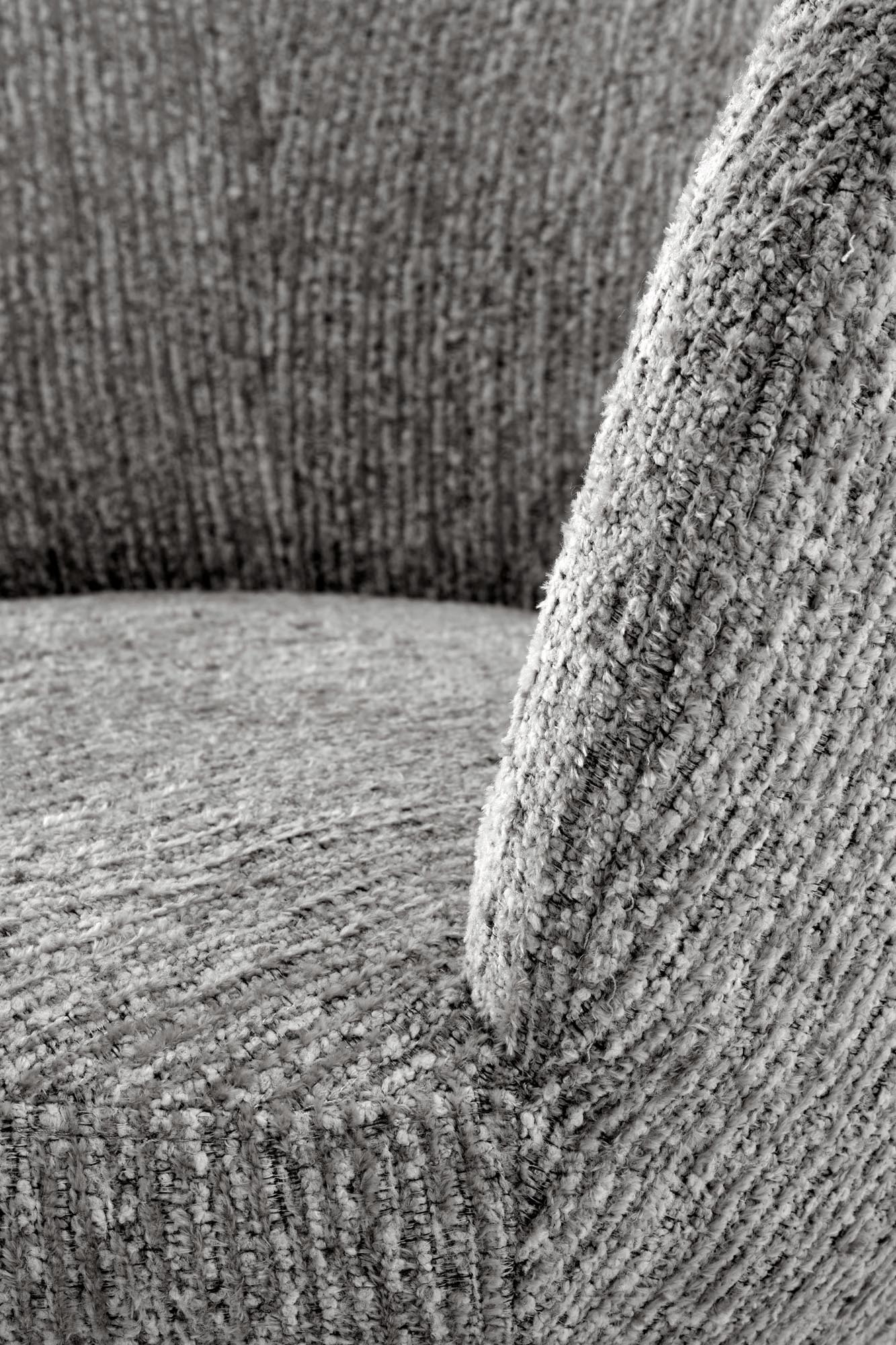 Krčeslo otočné Iverto - sivá látka k581 Stolička Popolový (1p=1szt)