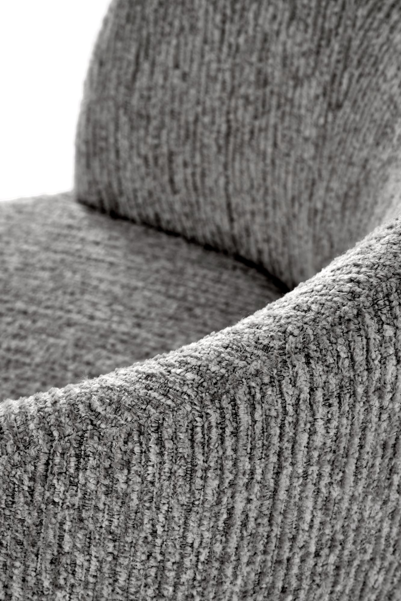 Krčeslo otočné Iverto - sivá látka k581 Stolička Popolový (1p=1szt)