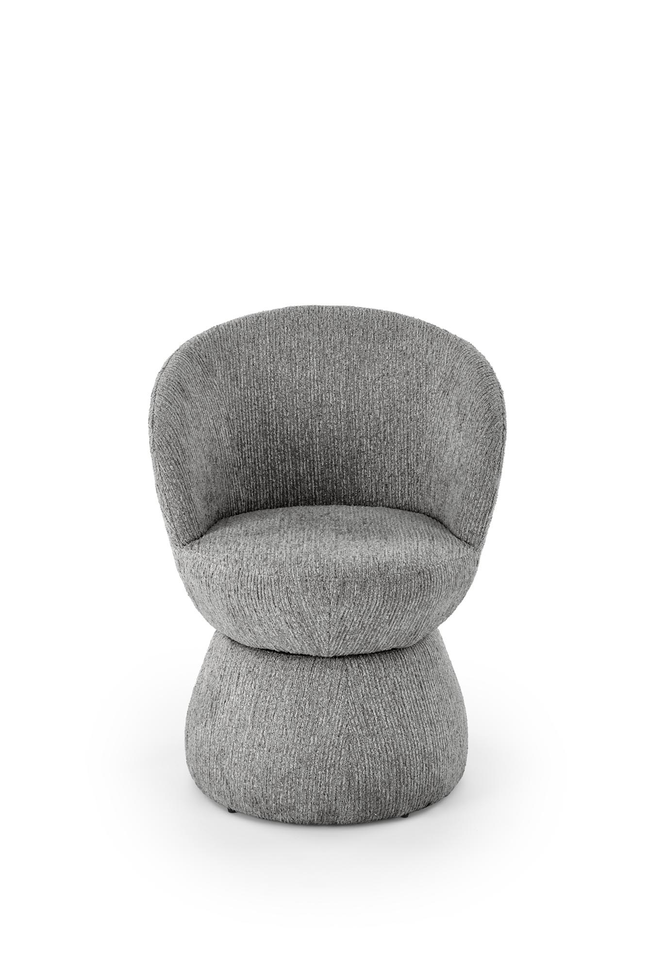 Krčeslo otočné Iverto - sivá látka k581 Stolička Popolový (1p=1szt)